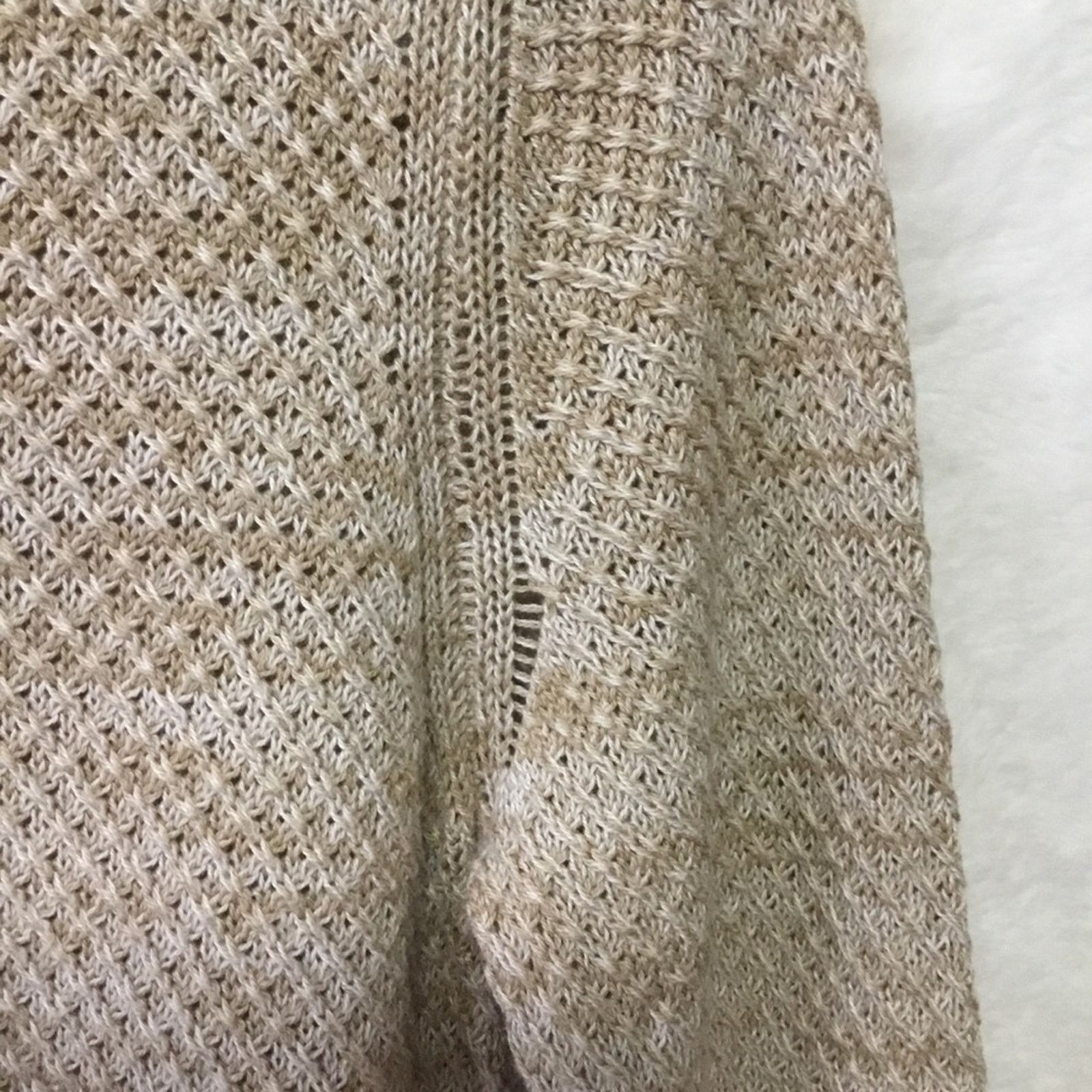 Ann Taylor Ann Taylor Light Brown Side Button Sweater Size S / US 4 / IT 40 - 6 Thumbnail