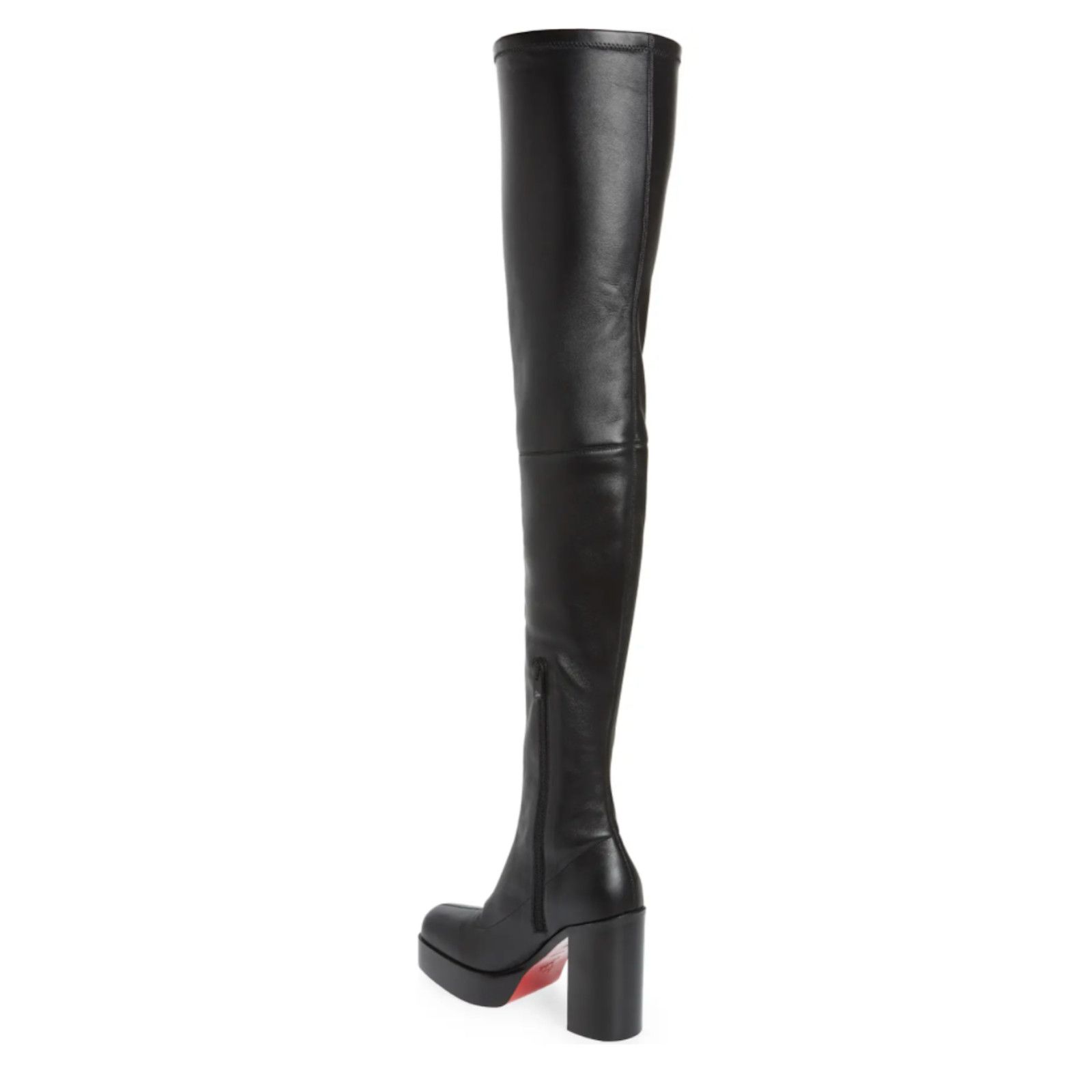 Christian Louboutin Christian Louboutin Stage Boot Alta 110 Black Leather Thigh Size US 6 / IT 36 - 9 Thumbnail