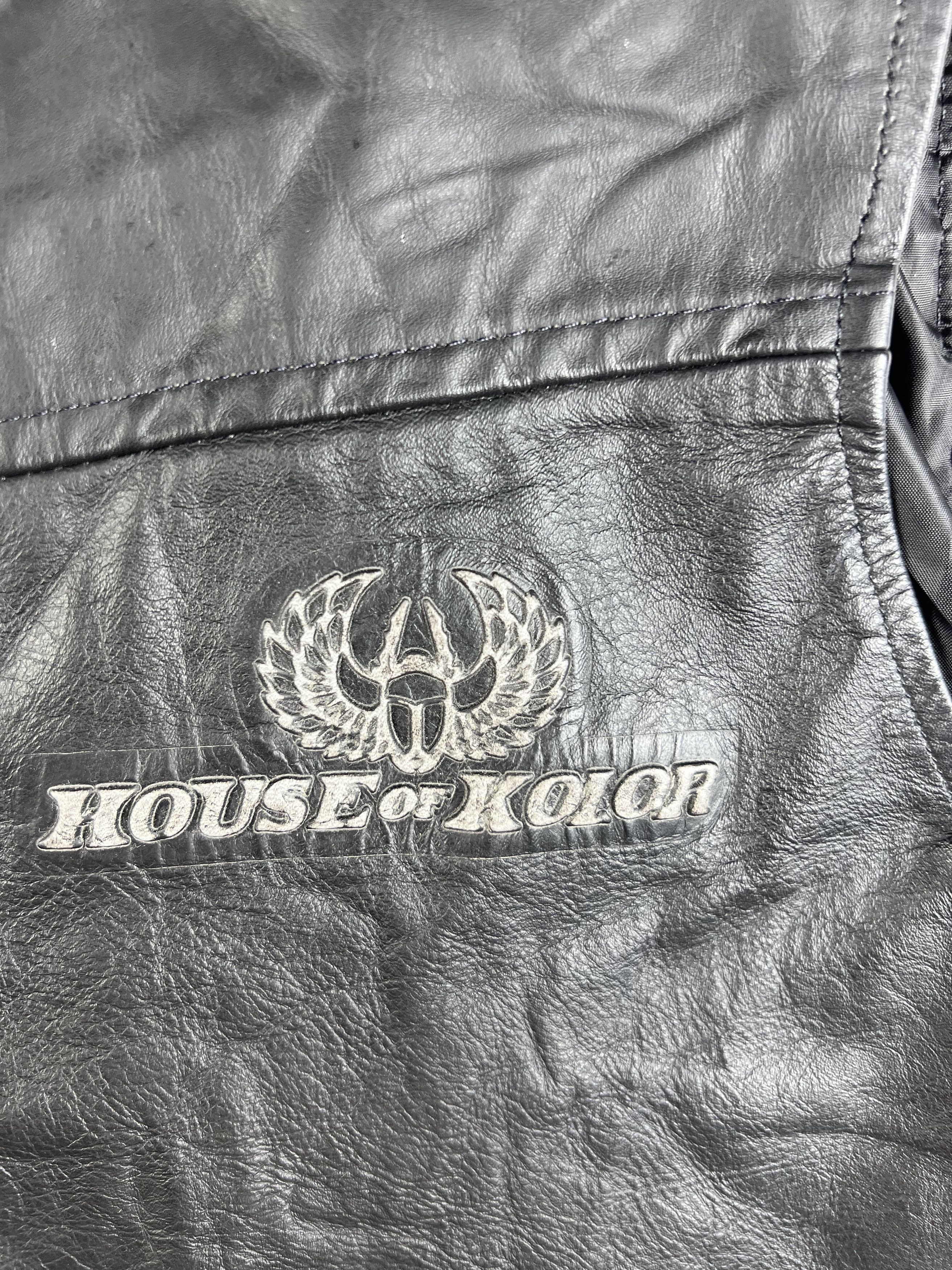 Band Tees × Vintage Vintage Leather Vest House of Kolor Made in USA Size US XL / EU 56 / 4 - 6 Thumbnail