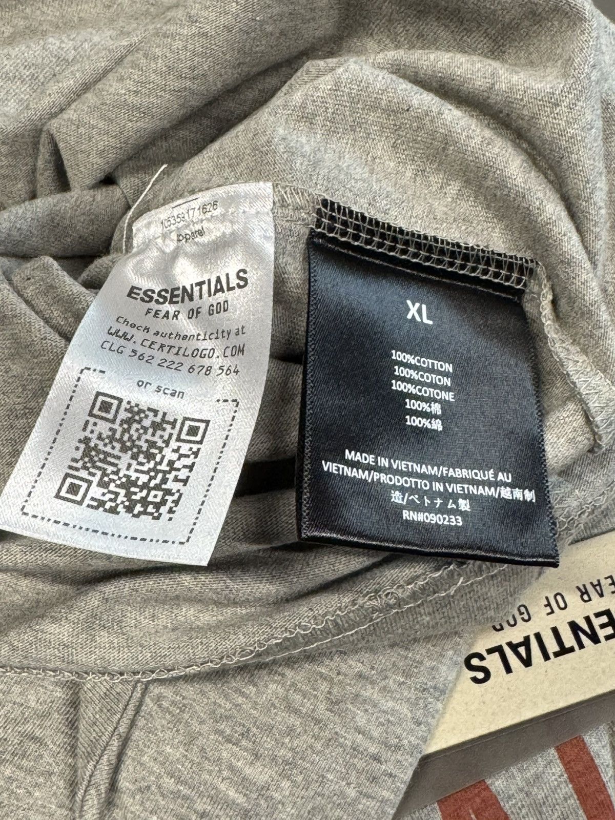 Fear of God Fear of God Essentials Jersey Crewneck Tee Dark Heather Size US XL / EU 56 / 4 - 3 Thumbnail