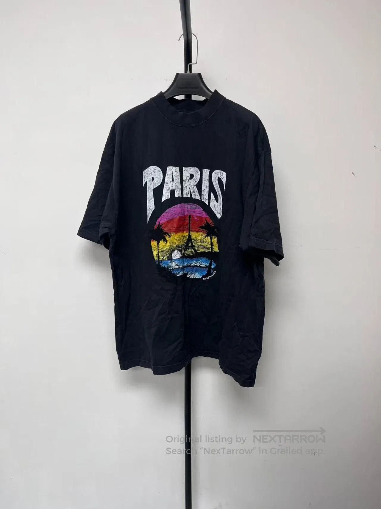 Balenciaga Balenciaga Letter Building Print Crewneck T-shirt. Size US L / EU 52-54 / 3 - 1 Thumbnail