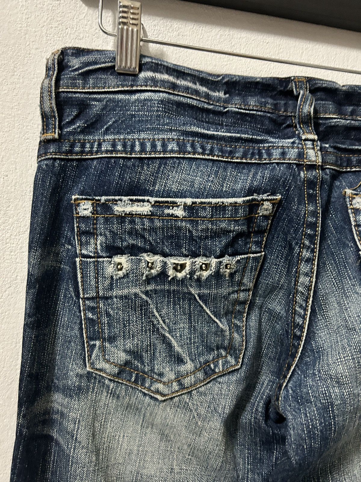 If Six Was Nine Mini brand flared washed jeans vintage punk japan lgb style Size 28" / US 6 / IT 42 - 9 Thumbnail