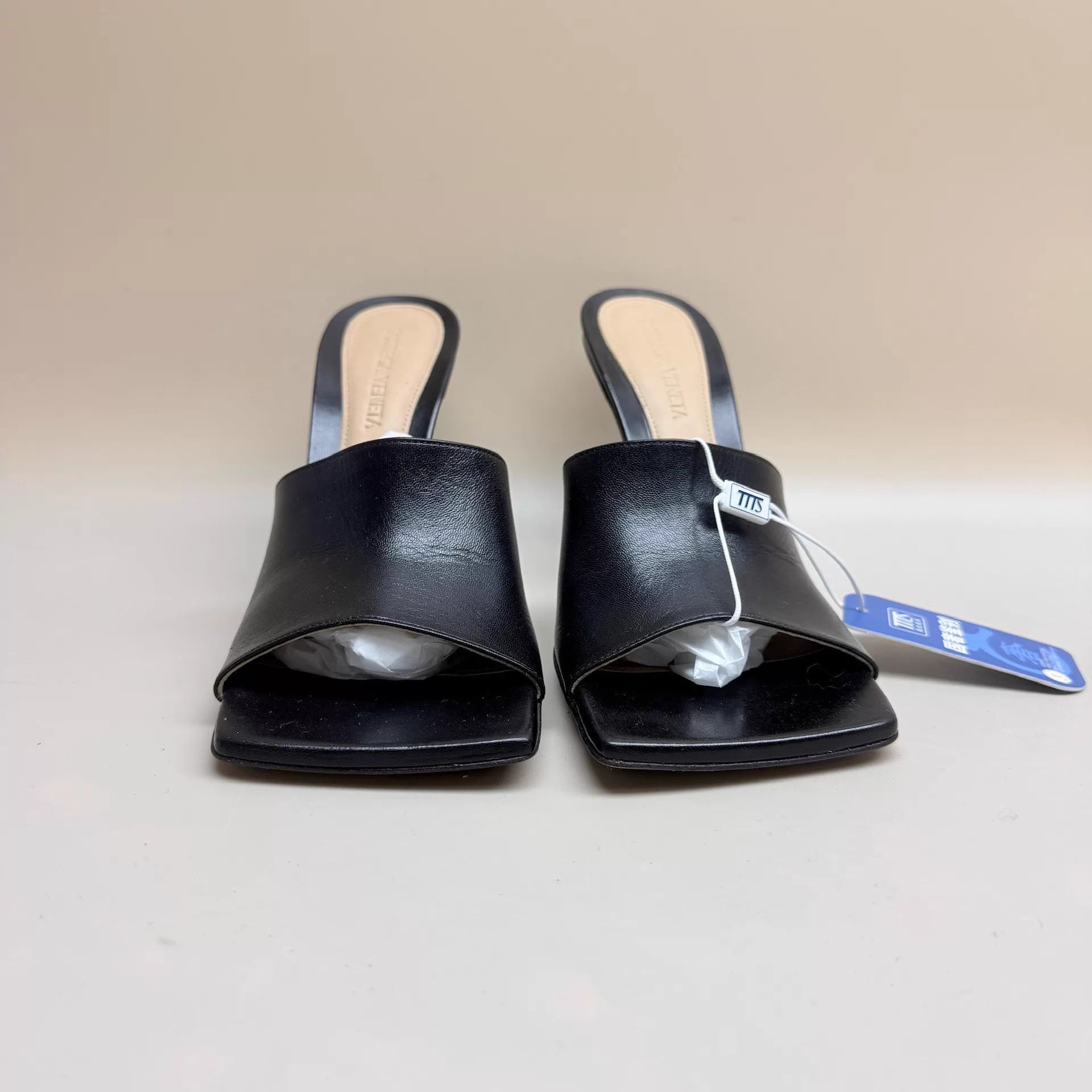Bottega Veneta Bottega Veneta Black Square Toe Heels Women's 37 Size US 6.5 / IT 36.5 - 2 Thumbnail