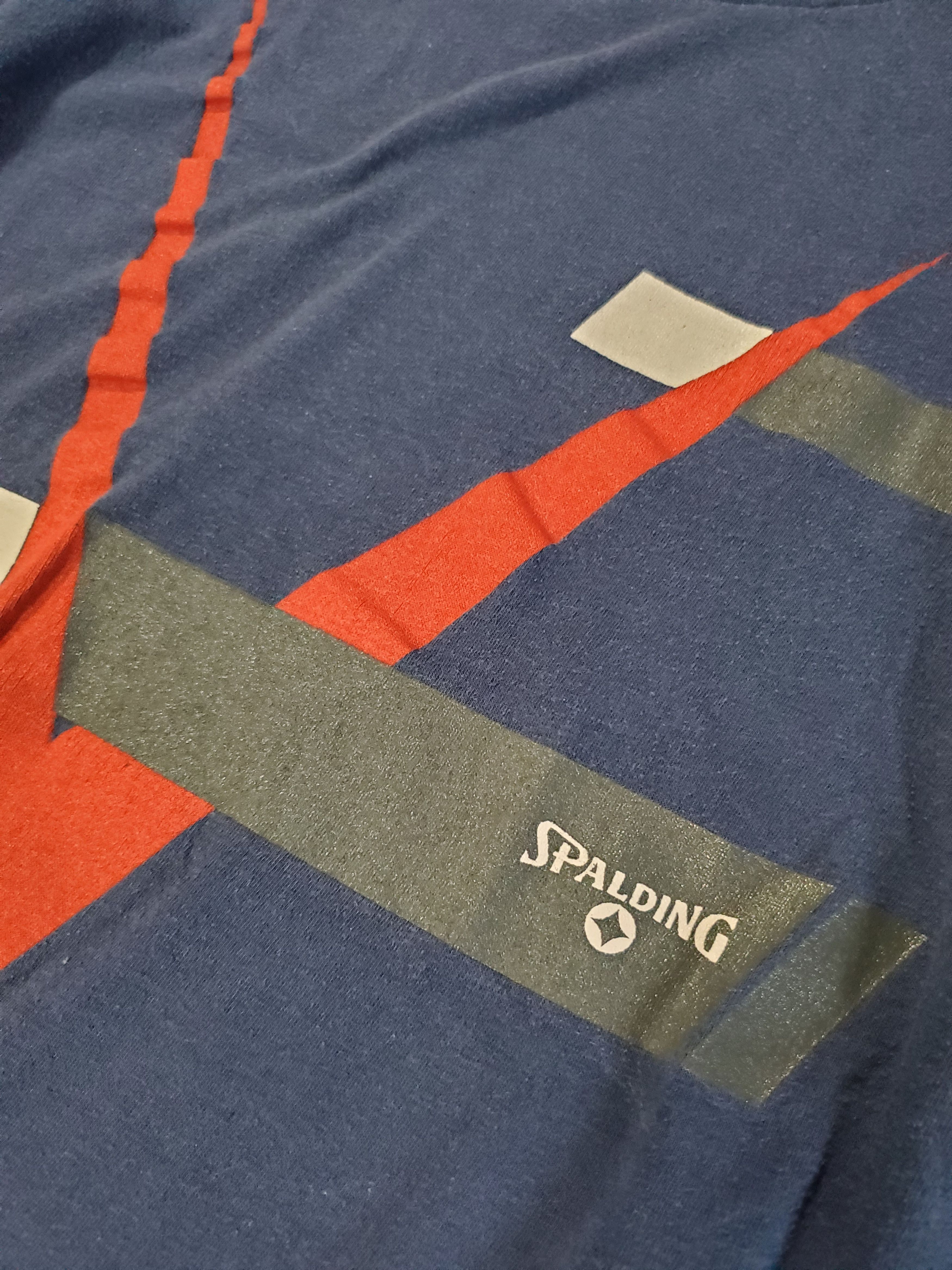 Spalding × Vintage Vintage roll up sleeve spalding flying V 80s Size US M / EU 48-50 / 2 - 7 Thumbnail
