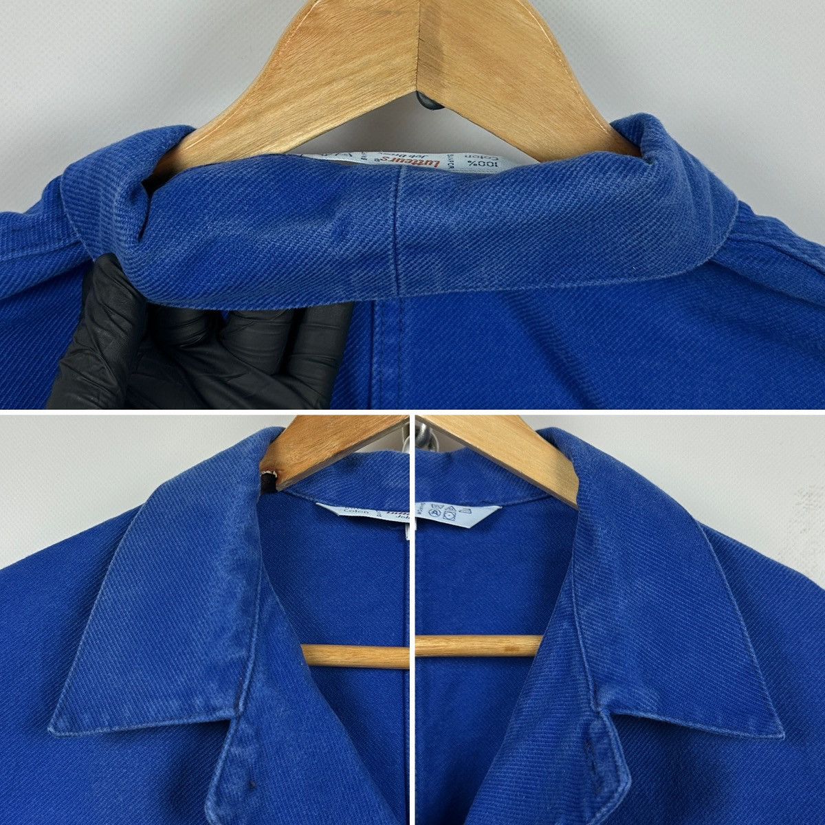 Le Laboureur 80s Vintage Lutteurs French Workwear Sanfor Chore Jacket Size US M / EU 48-50 / 2 - 25 Thumbnail