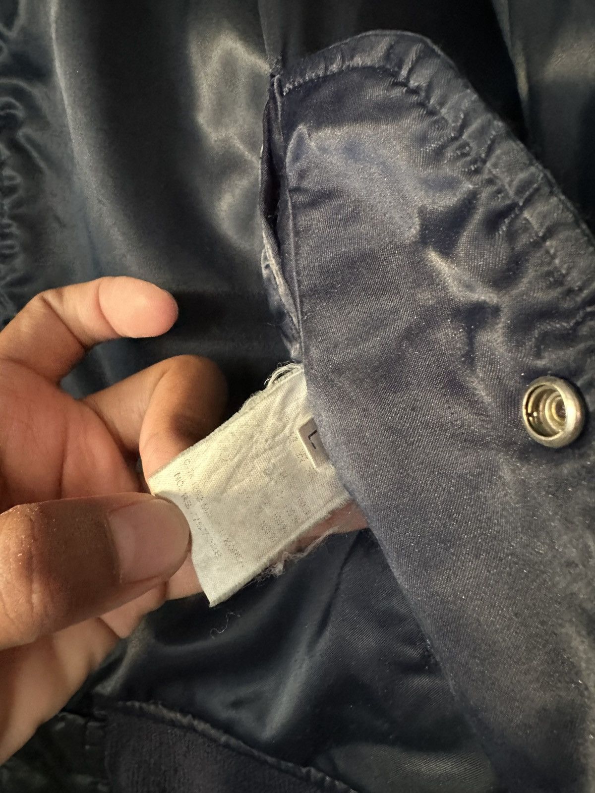 Vintage 🪖Vintage THRASHED MA-1 Man Intermediate Bomber Jacket Size US M / EU 48-50 / 2 - 14 Thumbnail
