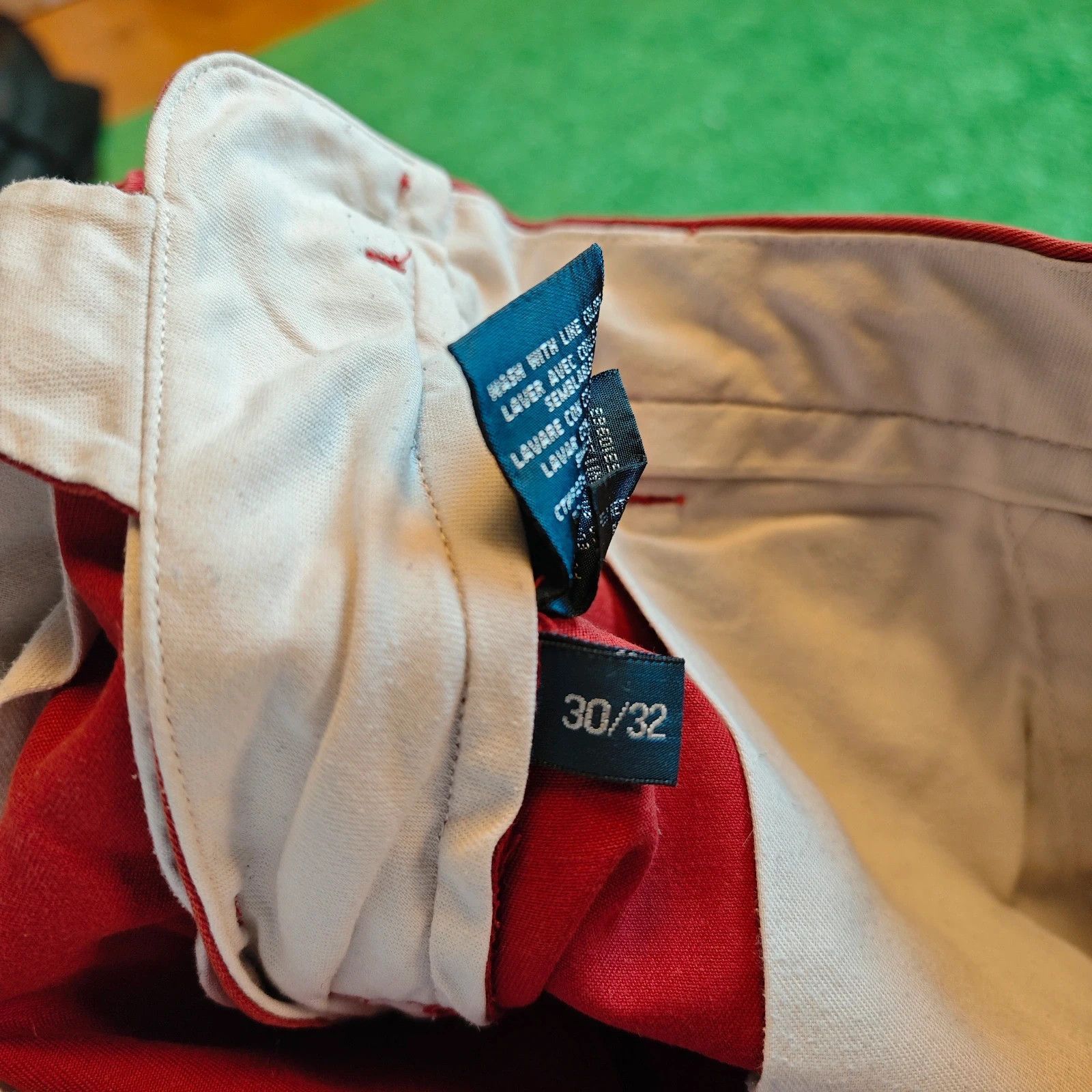 Polo Ralph Lauren × Vintage Vintage Polo Ralph Lauren Chino Pants 30x32 red trousers Size US M / EU 48-50 / 2 - 7 Thumbnail