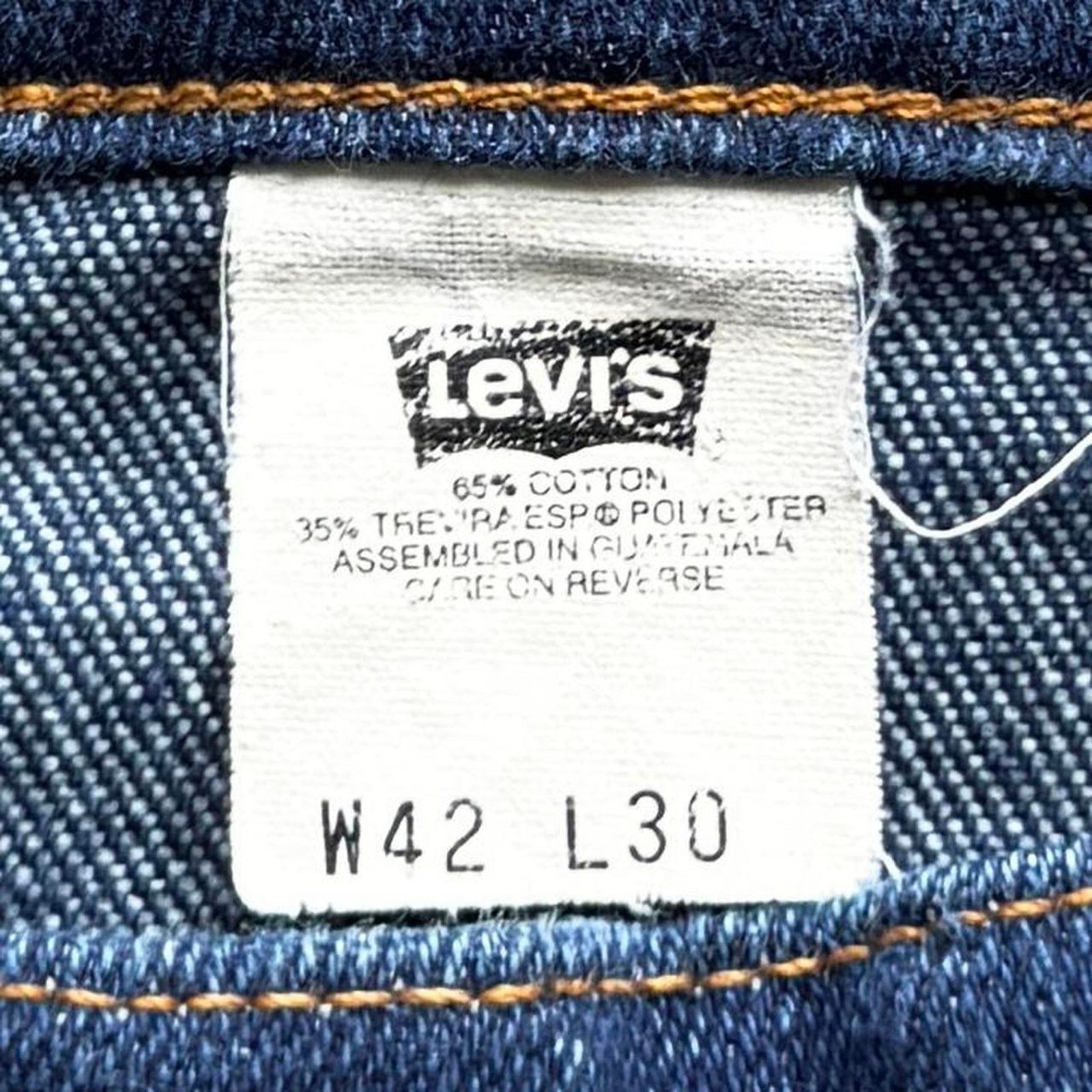 Levi's × Levi's Vintage Clothing × Vintage Vintage 90s Levi’s Baggy Skater Grunge Cyber Jeans Size US 42 / EU 58 - 4 Thumbnail