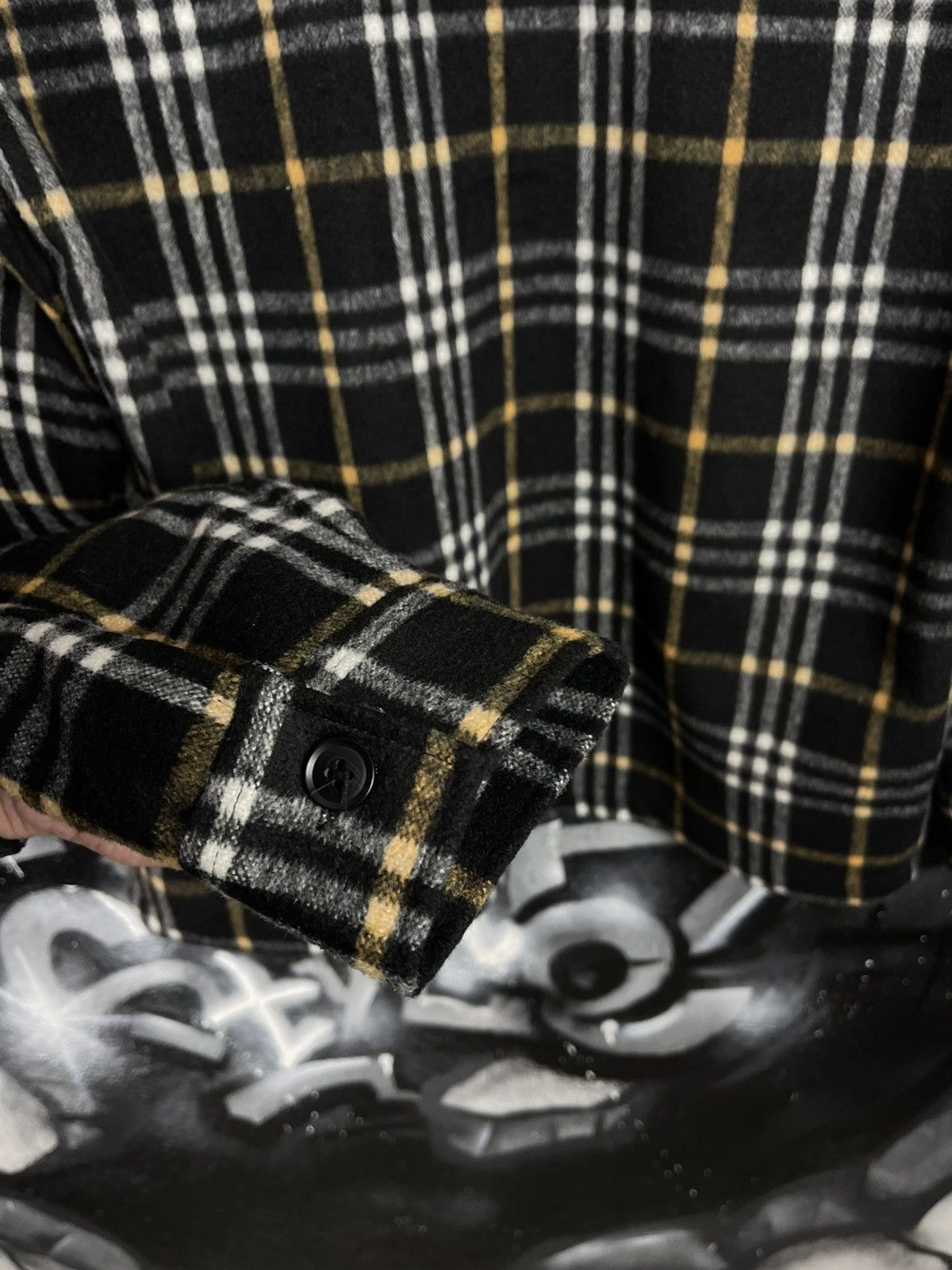 Allsaints × Flannel Allsaints Berthhold Shirt Button Up Men’s Size L Size US L / EU 52-54 / 3 - 8 Thumbnail