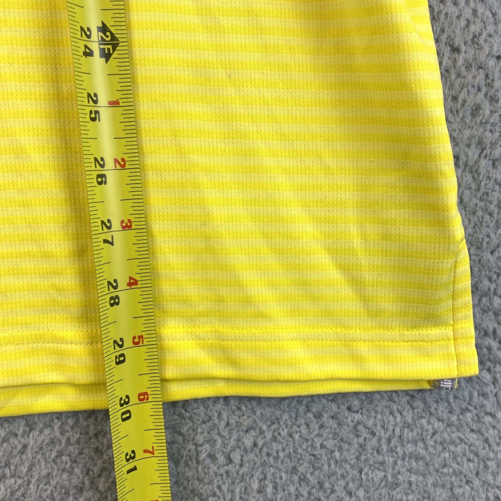 Adidas adidas Polo Golf Mens Shirt Short Sleeve Size L Yellow 65-18 Size US L / EU 52-54 / 3 - 7 Thumbnail