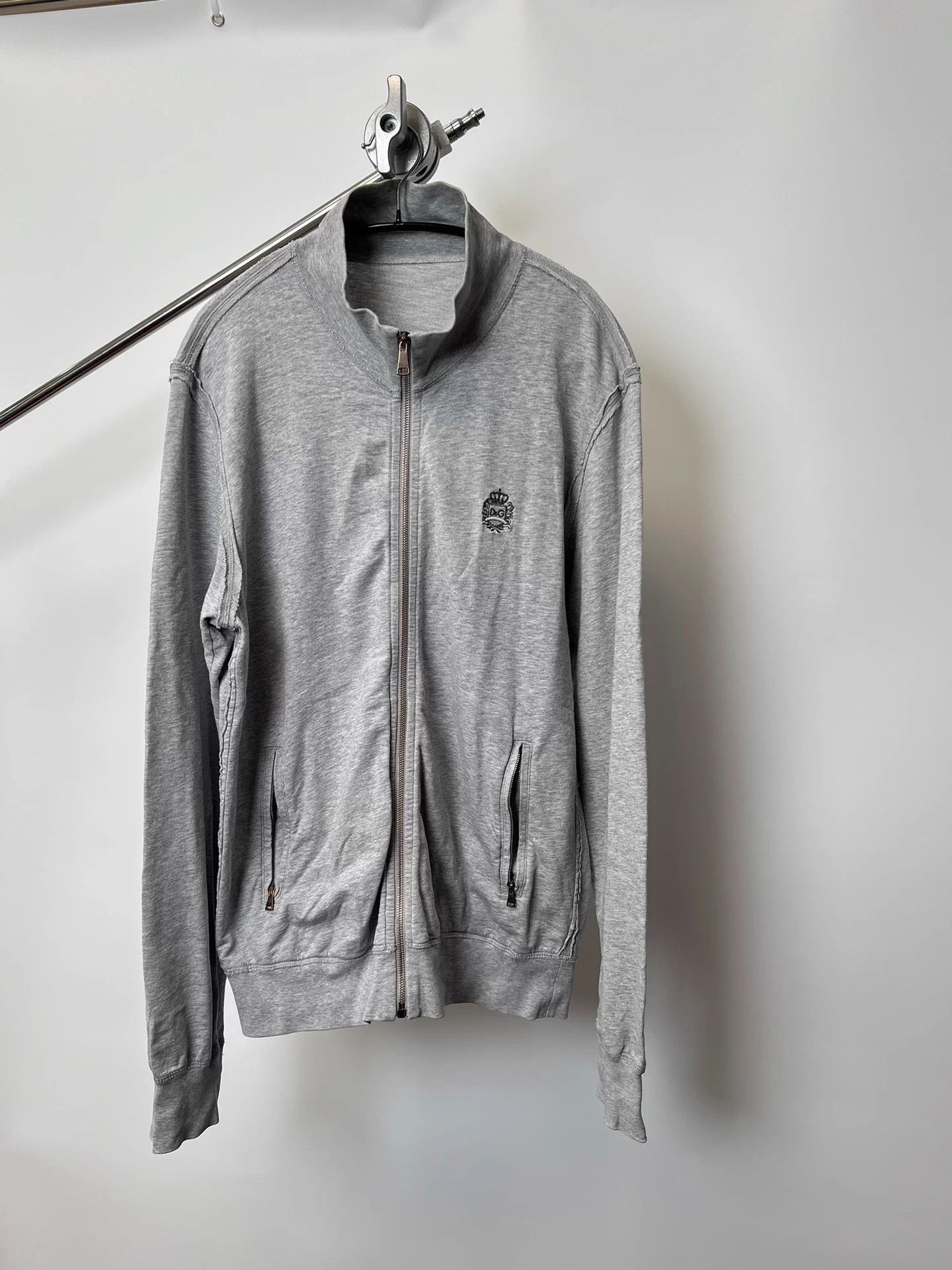 Dolce & Gabbana Dolce & Gabbana Reverse Stand Collar Embroidered Zip Hoodie Size US M / EU 48-50 / 2 - 2 Thumbnail