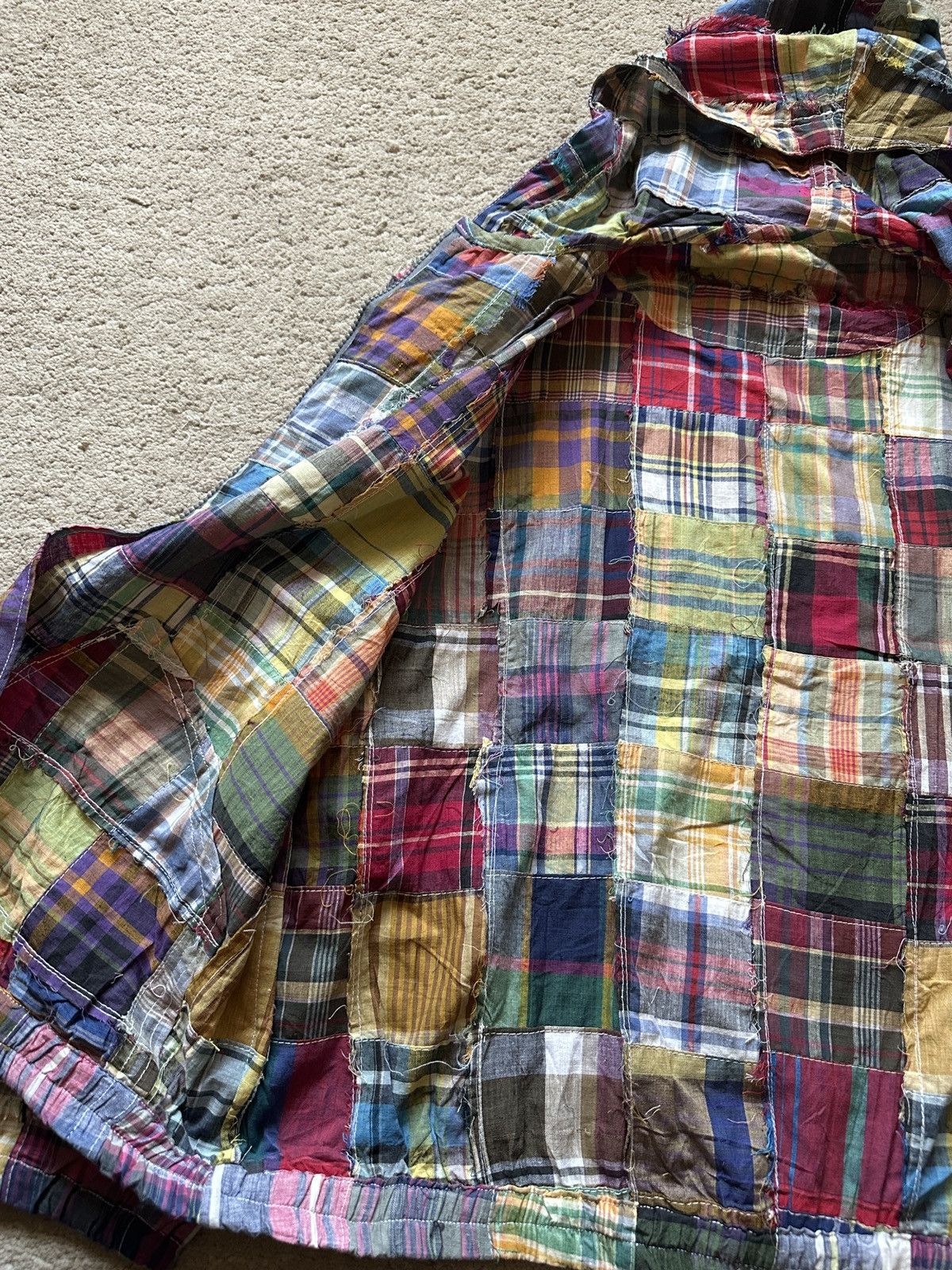Vintage Vintage Patchwork Lightweight Hoodie Size US L / EU 52-54 / 3 - 7 Thumbnail