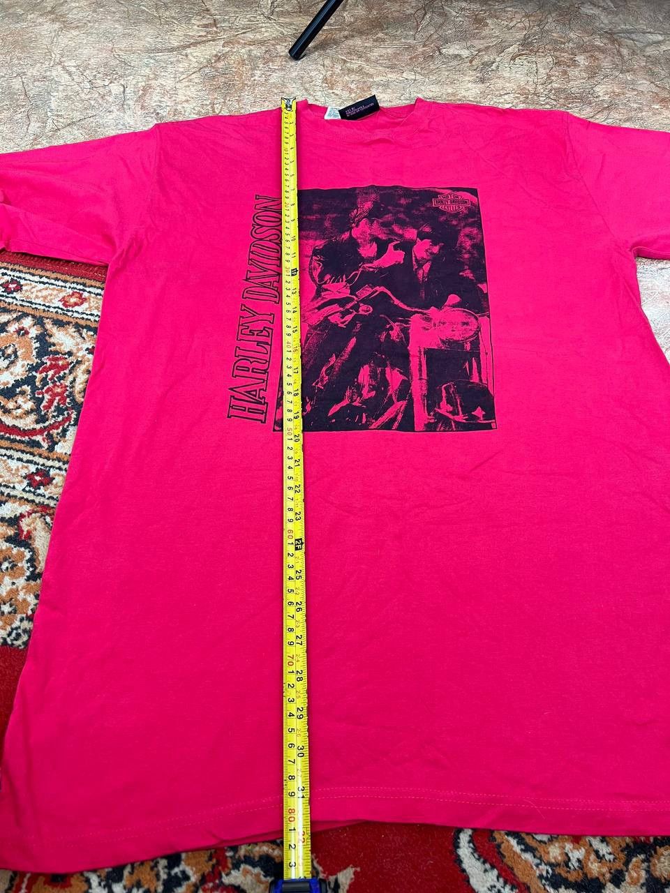 O'Neill Vintage Oneill Harley Davidson Pink Rock punk T Shirt Size US XL / EU 56 / 4 - 9 Thumbnail