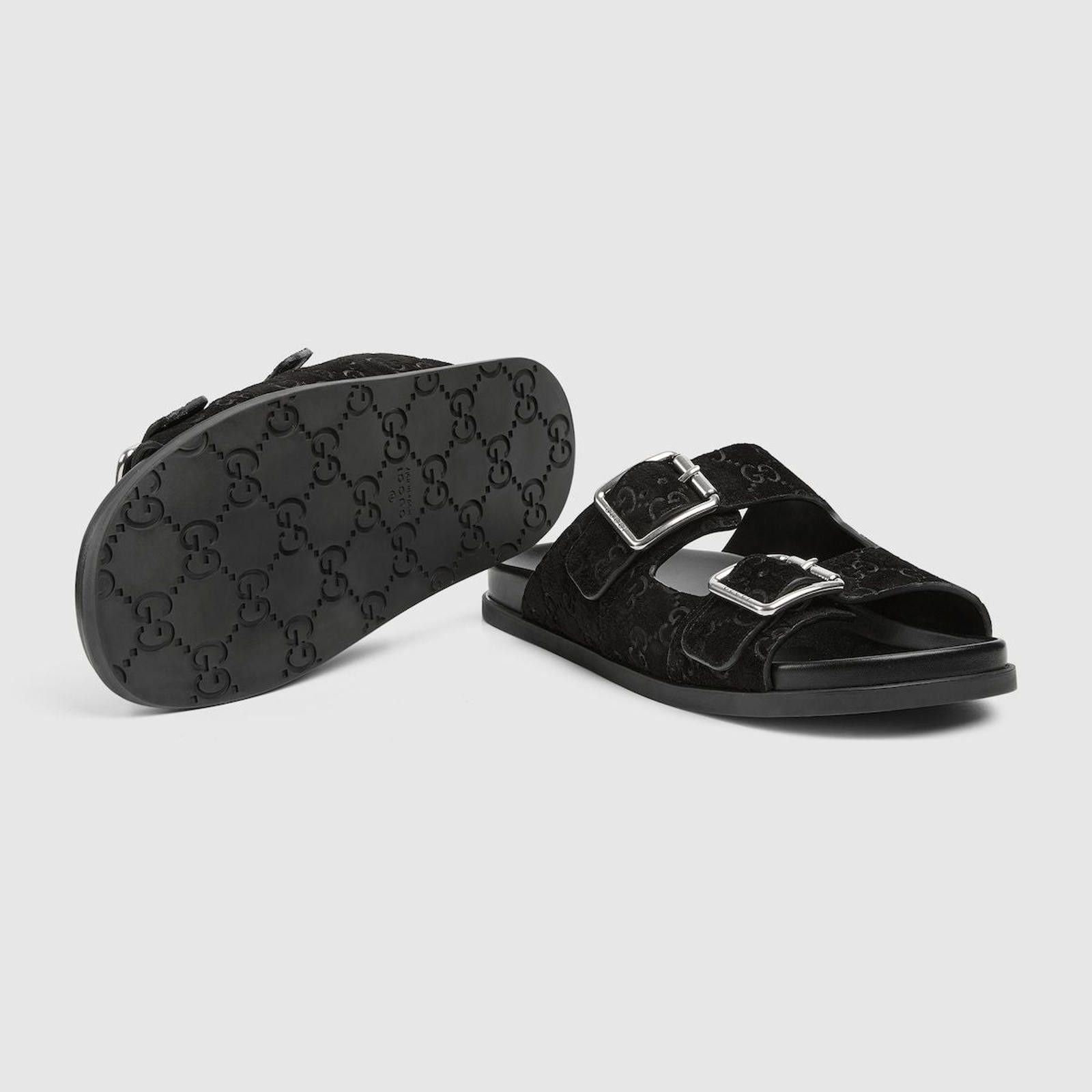 Gucci Gucci GG Suede Slide Sandals Size US 6.5 / EU 39-40 - 2 Thumbnail