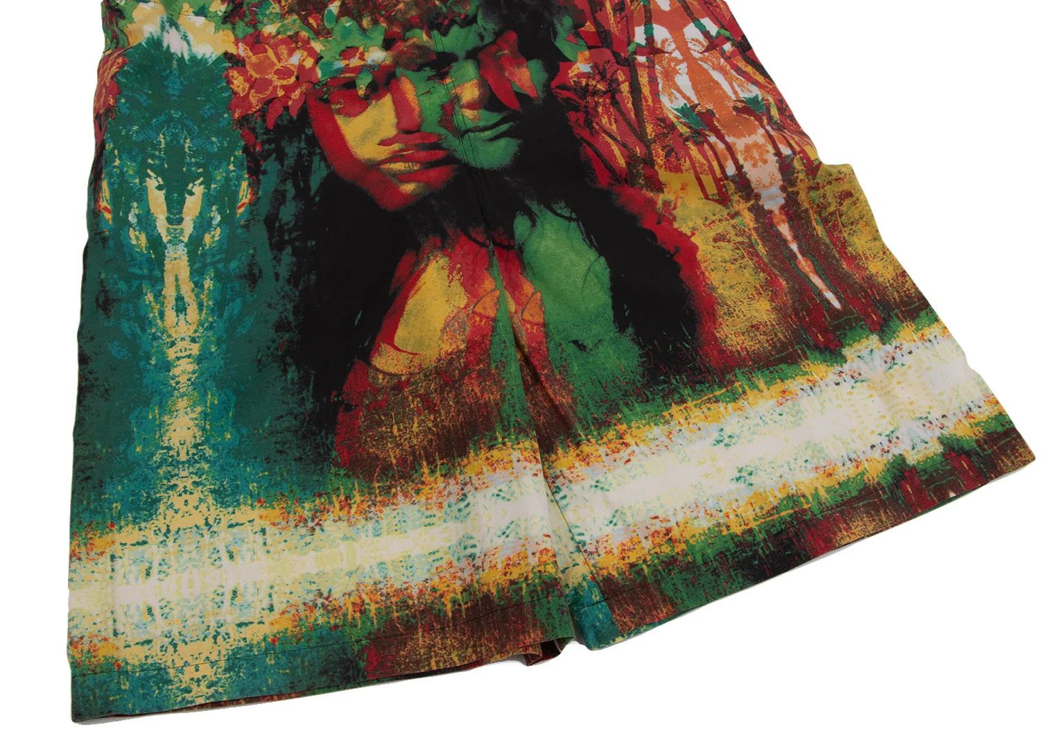 Jean Paul Gaultier Colorful Native Print Cotton Half Pants in Multi Size US 32 / EU 48 - 5 Thumbnail