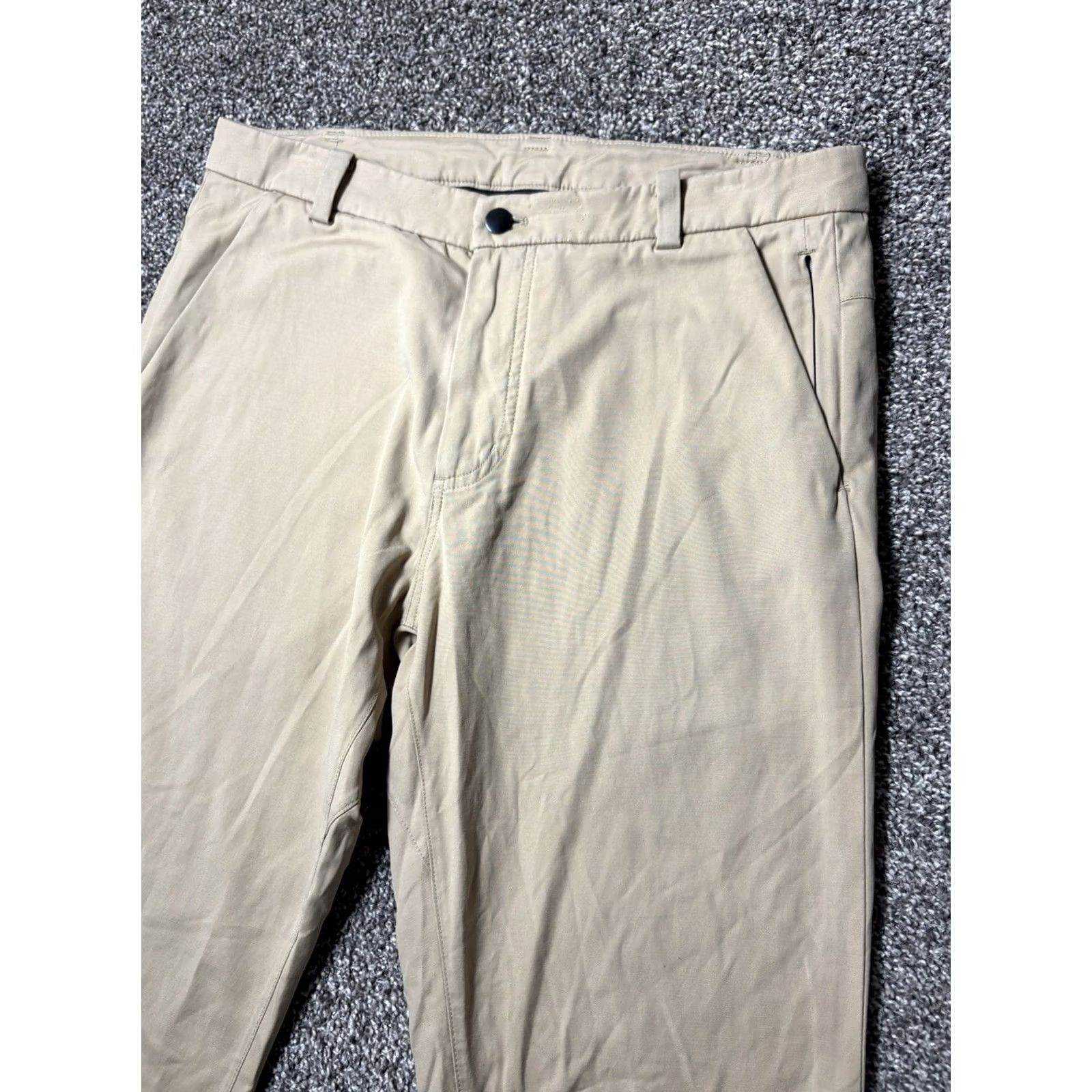 Lululemon Lululemon Pants Mens 32x29 Beige ABC Commission Warpstreme Performance E40416 Size US 32 / EU 48 - 5 Thumbnail