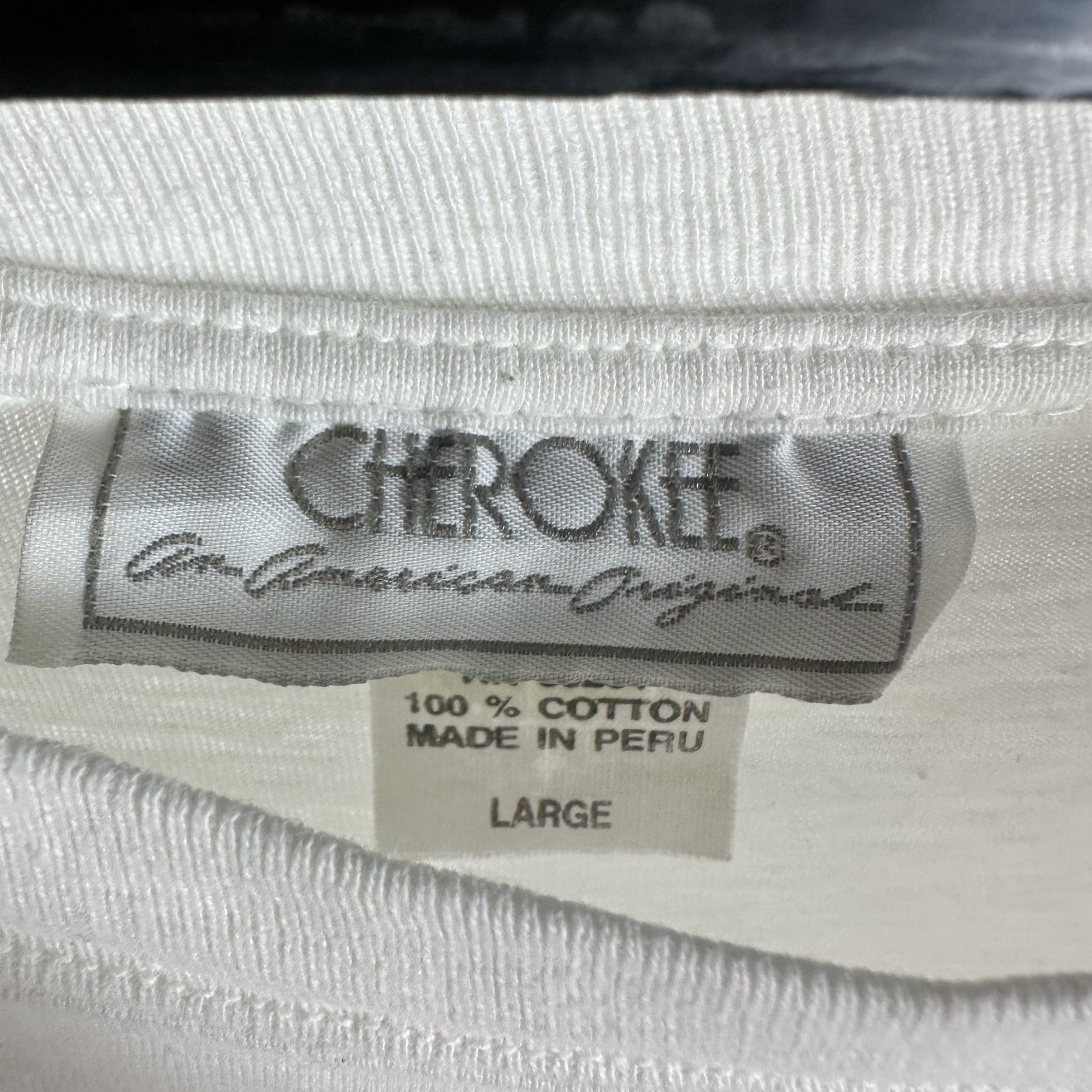 Vintage Vintage 90s Cherokee Bachelor Photography T-shirt Size US L / EU 52-54 / 3 - 4 Thumbnail