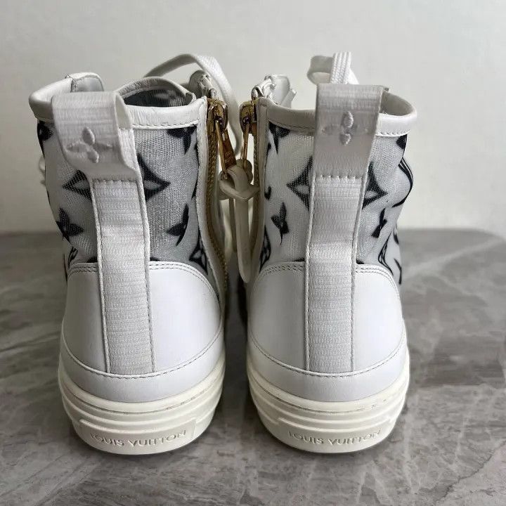 Louis Vuitton Louis Vuitton Stellar High-Top Sneaker for Women -2508 Size US 7 / IT 37 - 3 Thumbnail