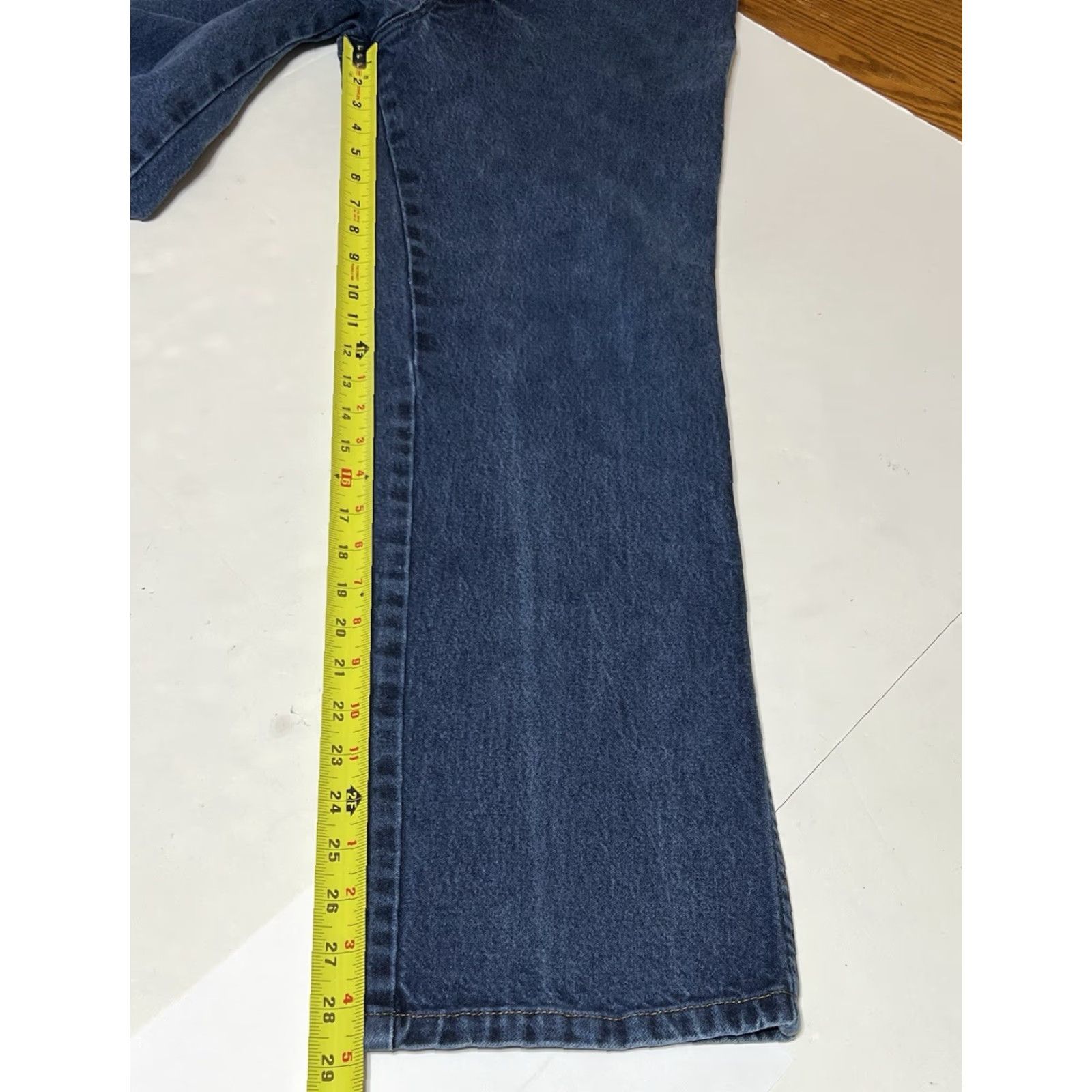 Wrangler Wrangler Jeans Silver Edition Blue Denim 32x29 Regular Men Cowboy Western 933 Straight Logo Pockets Zip Button Mid Rise 9323SEDD Size US 32 / EU 48 - 5 Thumbnail