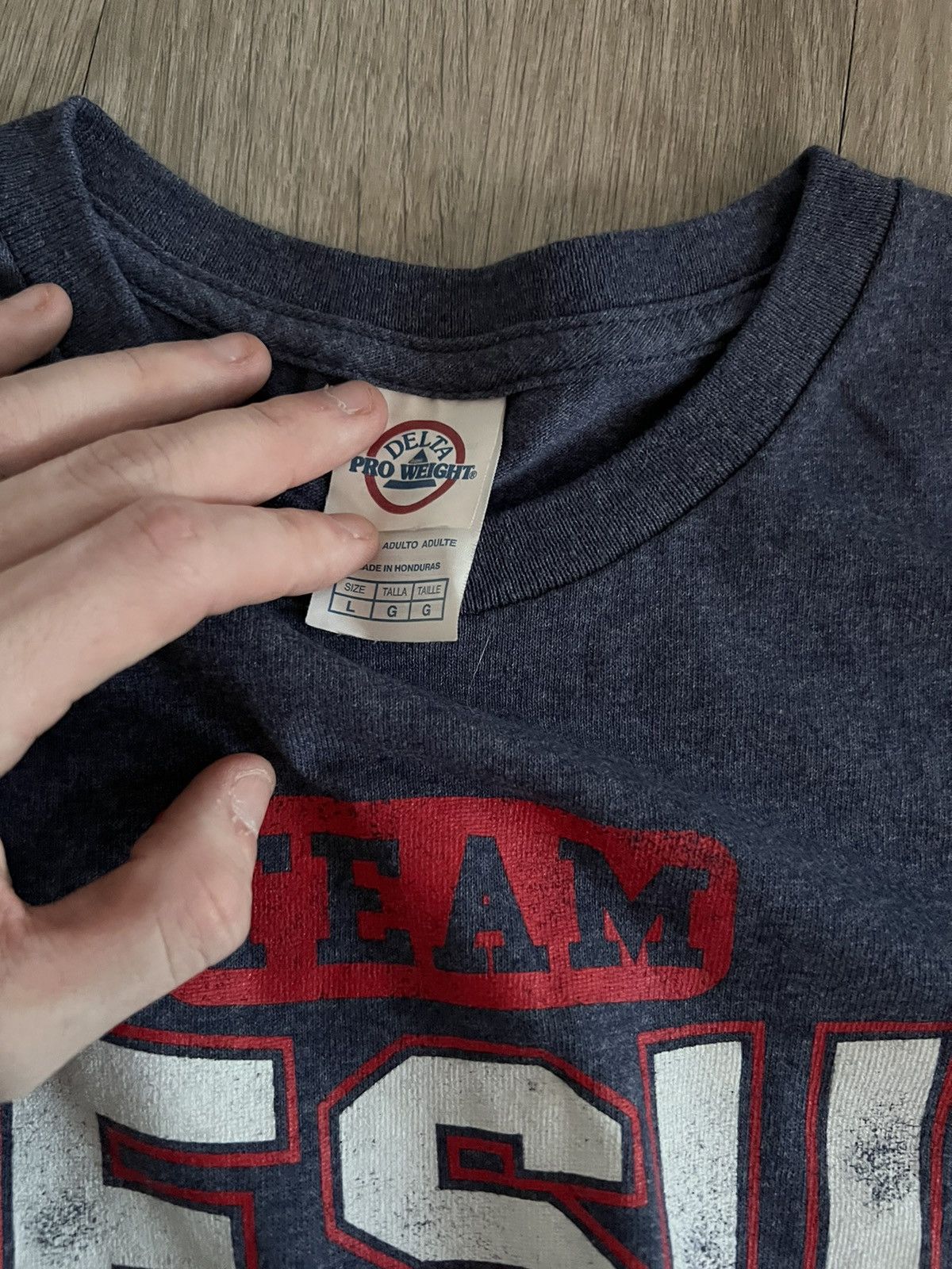 Vintage Vintage 00s Team Jesus Sports Flip Tee Size US M / EU 48-50 / 2 - 3 Thumbnail