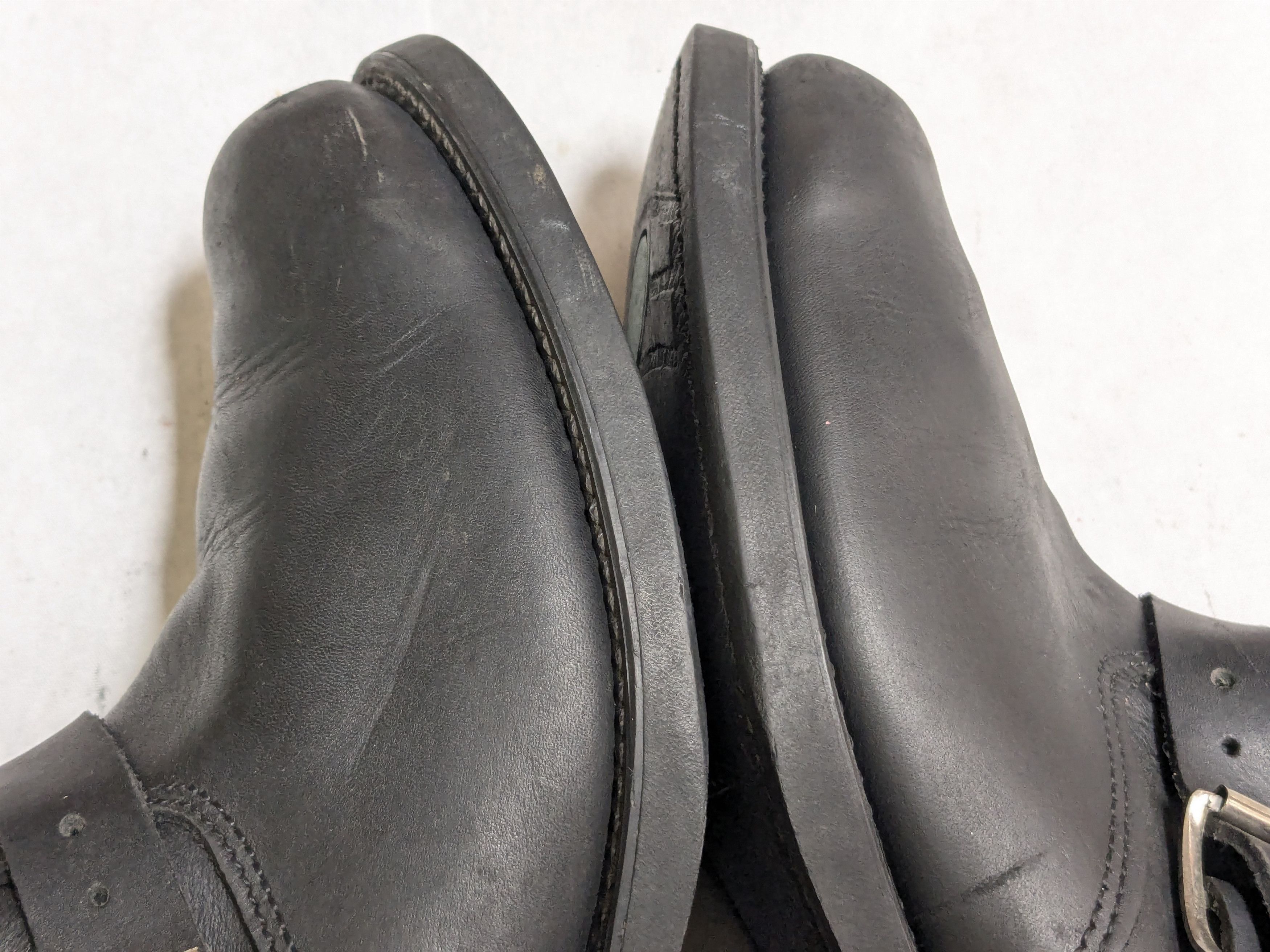 Frye Frye Engineer Boots Black Leather 9.5 M Buckle Strap Size US 9.5 / EU 42-43 - 10 Thumbnail