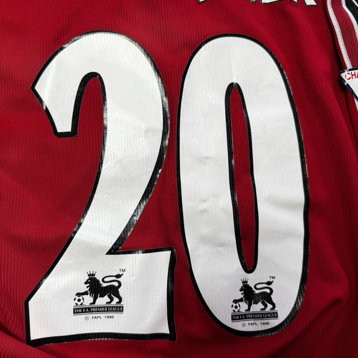 Nike 1999 Manchester United Umbro #11 Solskjaer Soccer Jersey Size US XL / EU 56 / 4 - 16 Thumbnail