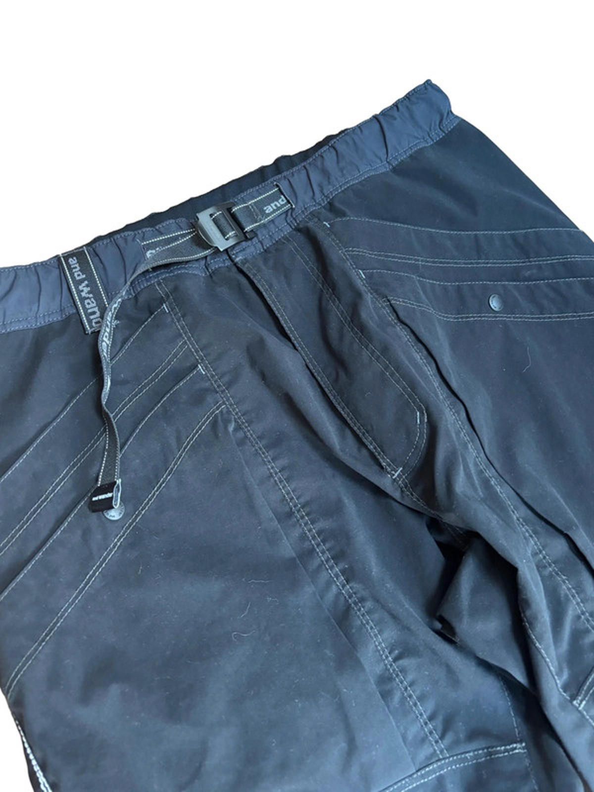 And Wander and wander Black Technical Zip Pocket Trousers Size US 34 / EU 50 - 2 Thumbnail
