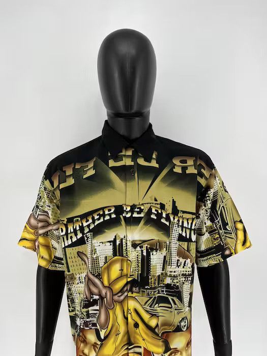 Vintage Hawaiian Shirt Japanese Style Shirt Travis Scott Style Size US XL / EU 56 / 4 - 10 Thumbnail