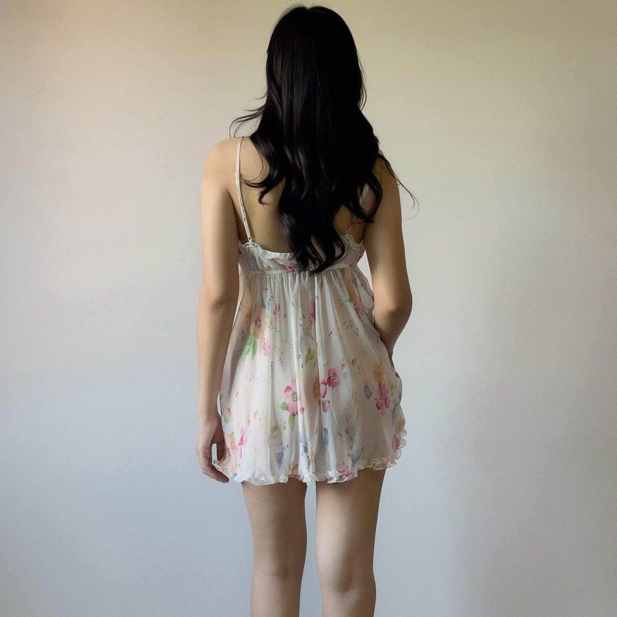 Victoria's Secret Victoria’s Secret 1990s Floral Chiffon Slip Dress (S–M) Size M / US 6-8 / IT 42-44 - 7 Thumbnail