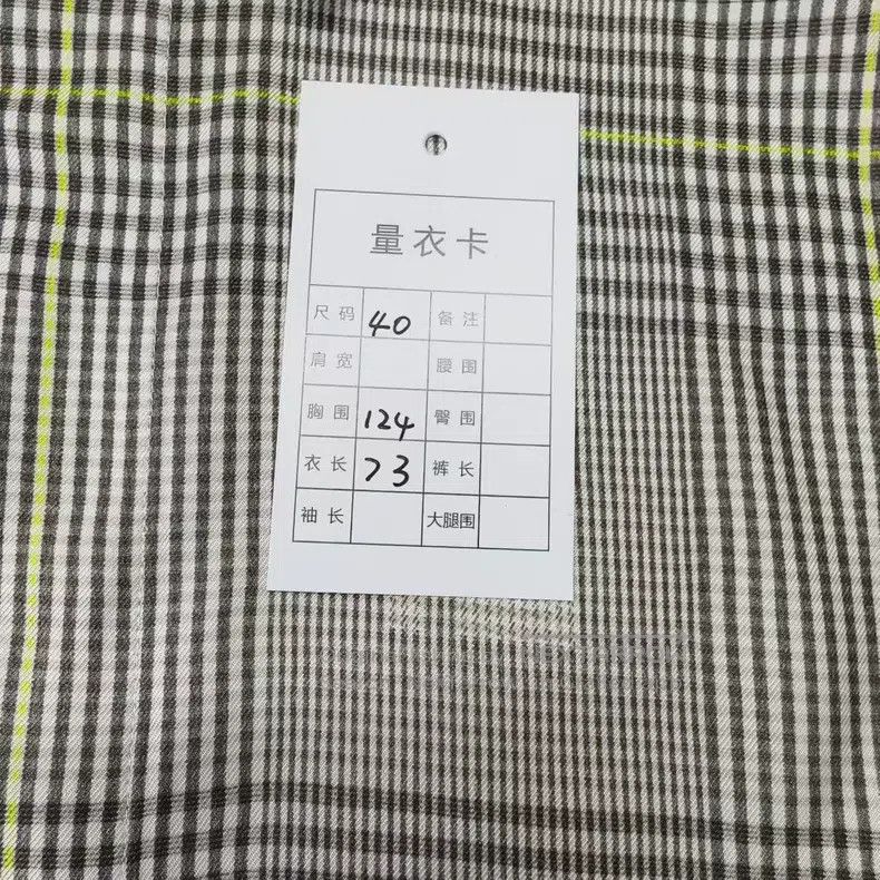 Fendi Fendi size 40 Gray checkered mulberry silk short-sleeve shi Size US XXS / EU 40 - 6 Thumbnail