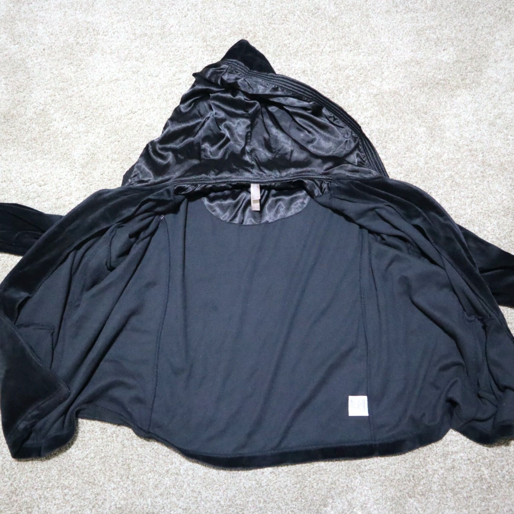 Vintage White Stag Women Soft Black Track Jacket Hooded 2XL Size XXL Jacket Women Black Hooded Outdoor Cotton Solid 90s Feature: Hooded Size XXL / US 16-18 / IT 52-54 - 4 Thumbnail