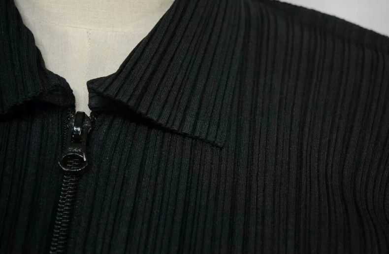 Issey Miyake issey miyake size：4 Fly-shoulder zipper cardigan 2506-Nexta Size XXS / US 00 / IT 34 - 4 Thumbnail