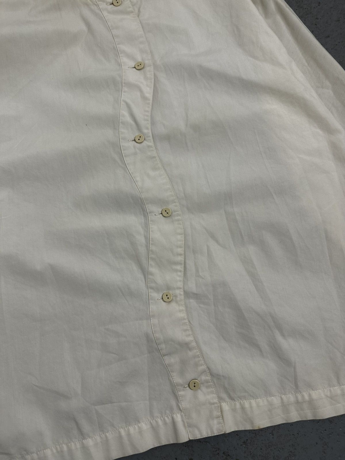 Claude Montana Vintage 80s Claude Montana Waved Button Blouse Size M / US 6-8 / IT 42-44 - 6 Thumbnail