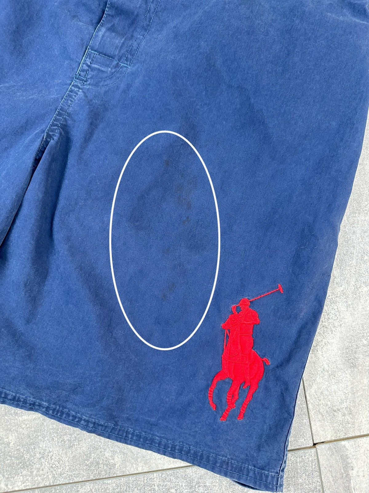 Polo Ralph Lauren Polo Ralph Lauren 3 Swimwear Blue Retro Shorts Size US 34 / EU 50 - 6 Thumbnail