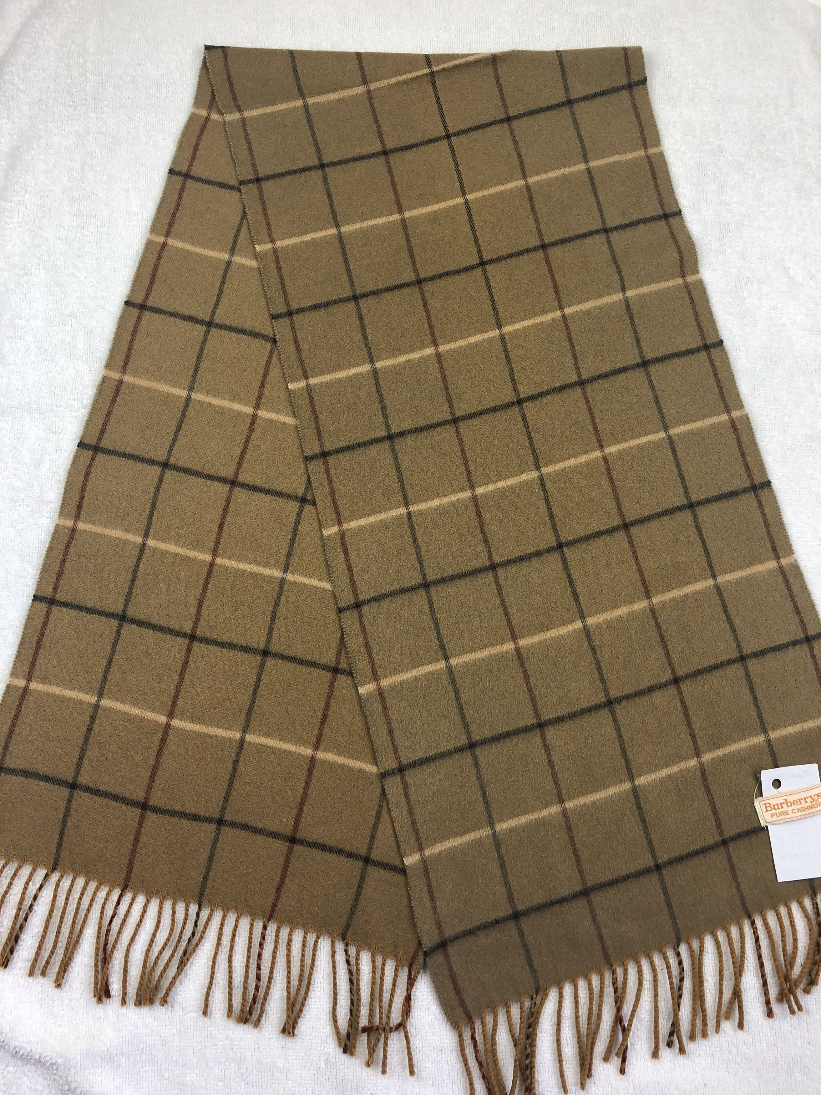 Burberry Burberry Pure Cashmere Scarf / Muffler / Neckwear Size ONE SIZE - 2 Thumbnail