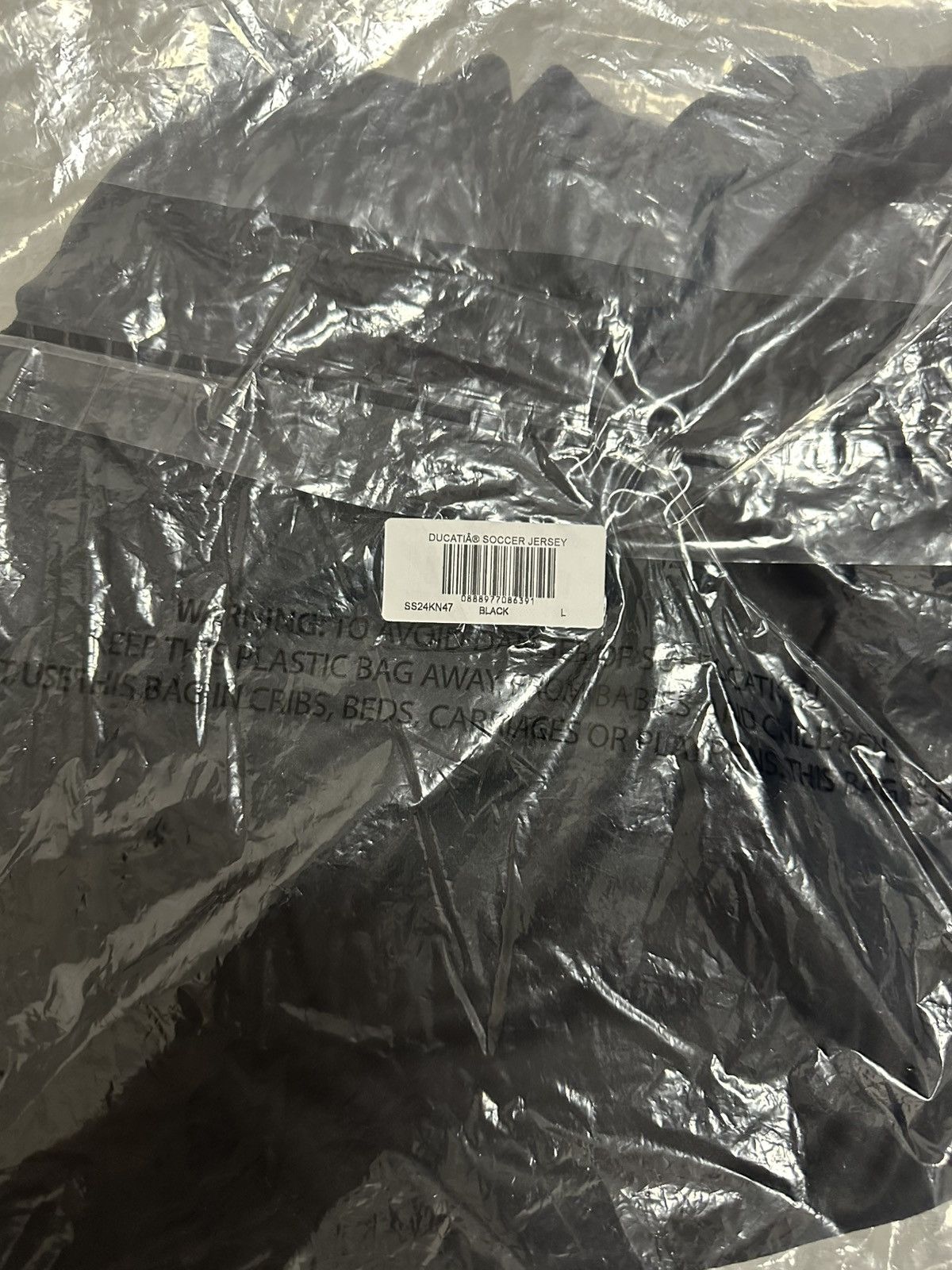 Ducati × Supreme Supreme Ducati Soccer Jersey Black Size US L / EU 52-54 / 3 - 6 Thumbnail