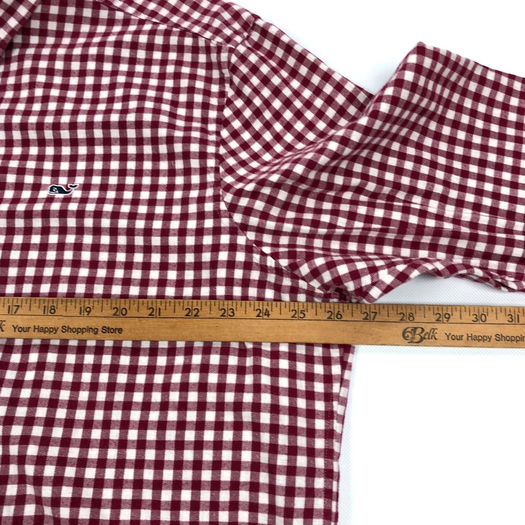 Vineyard Vines Vineyard Vines Shirt Mens 2XL Whale Red Check Long Sleeve Button Up Size US XXL / EU 58 / 5 - 7 Thumbnail