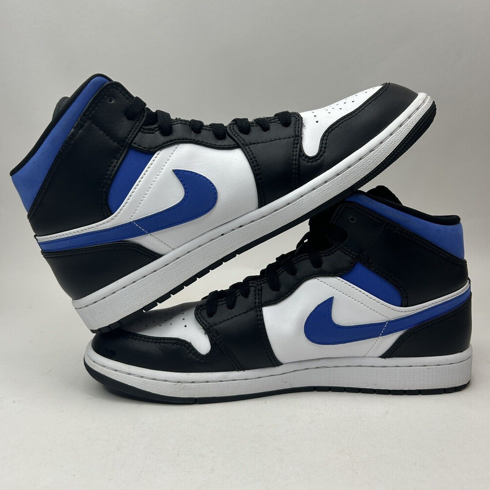 Nike Nike Air Jordan 1 Mid Retro “Racer Blue” 2023 Size US 10.5 / EU 43-44 - 3 Thumbnail