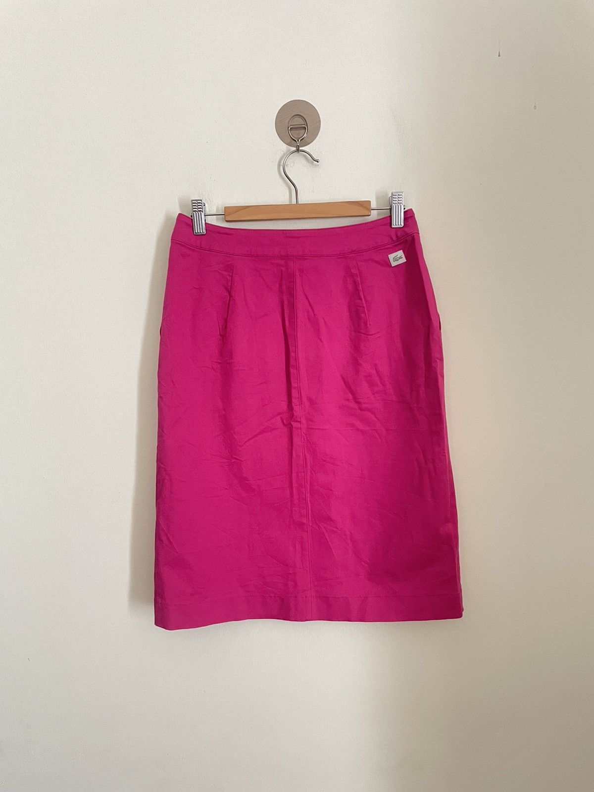 Lacoste Lacoste Pink Midi Skirt Size 28" / US 6 / IT 42 - 1 Thumbnail