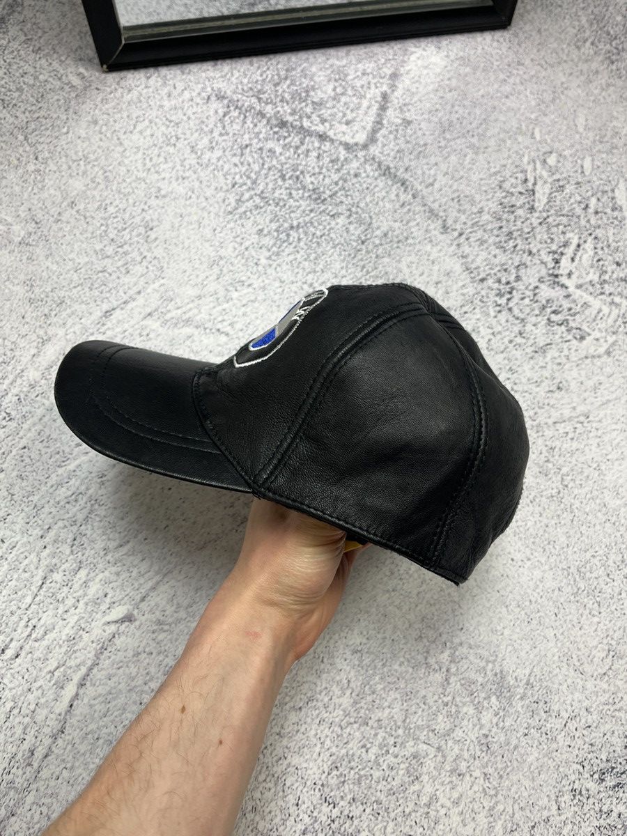 Vintage Vintage BMW Leather Racing Cap Hat Moto 90’s Grand Prix Y2k Size ONE SIZE - 4 Thumbnail