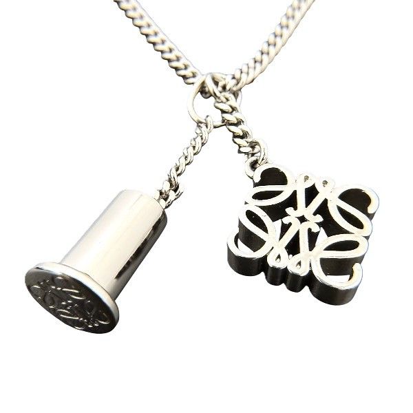 Loewe Loewe Loewe Anagram Personalization Necklace Metal Necklace DUTY FREE for USA Size ONE SIZE - 1 Thumbnail