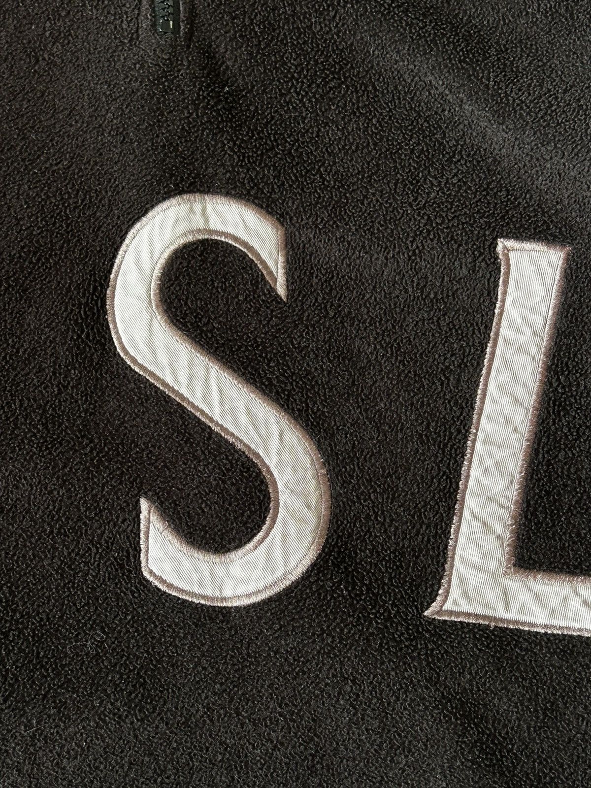 Vintage Yves Saint Laurent Vintage Fleece Pullover YSL Big Logo Size US S / EU 44-46 / 1 - 4 Thumbnail