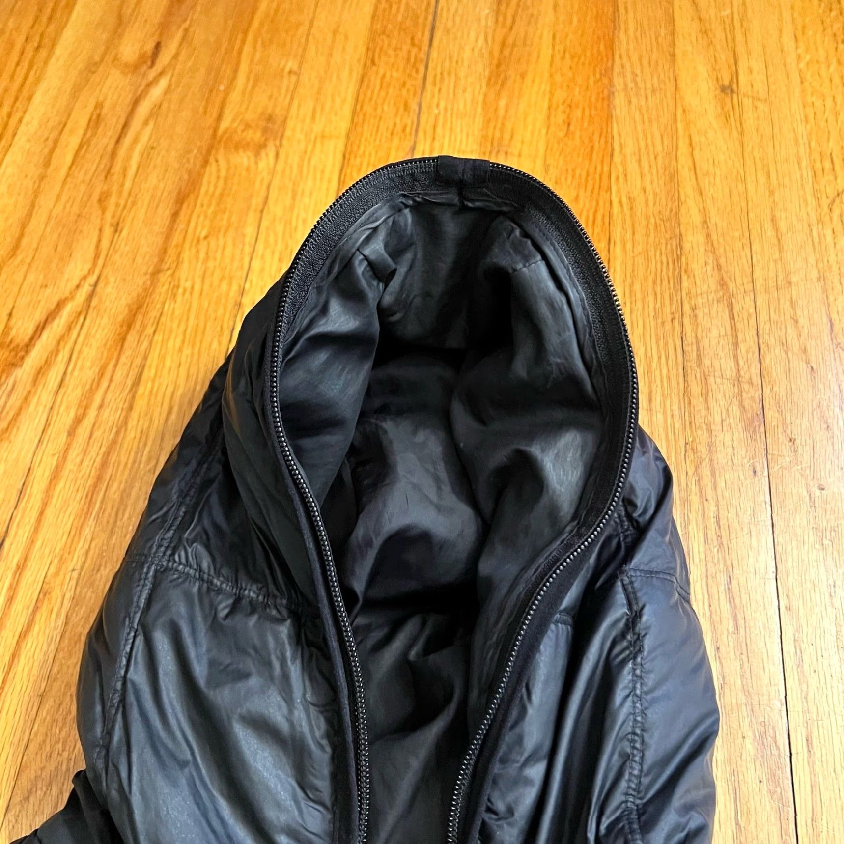 Eddie Bauer VINTAGE Eddie Bauer Down Coat Womens Medium 650 Down Black Hooded Puffer Jacket Long Size M / US 6-8 / IT 42-44 - 3 Thumbnail