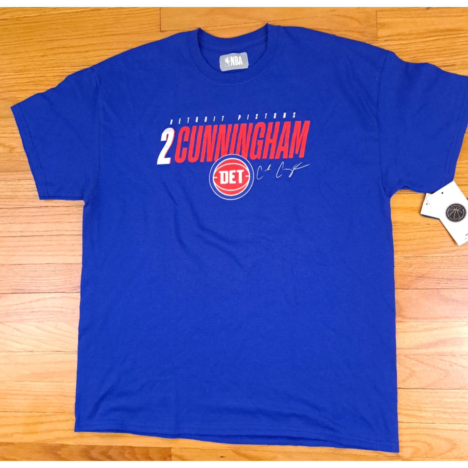 NBA Cade Cunningham Detroit Pistons NBA Printed T-Shirt XL Unisex Adults NWT Multicolor Sports Jersey Shirt Size US XL / EU 56 / 4 - 3 Thumbnail