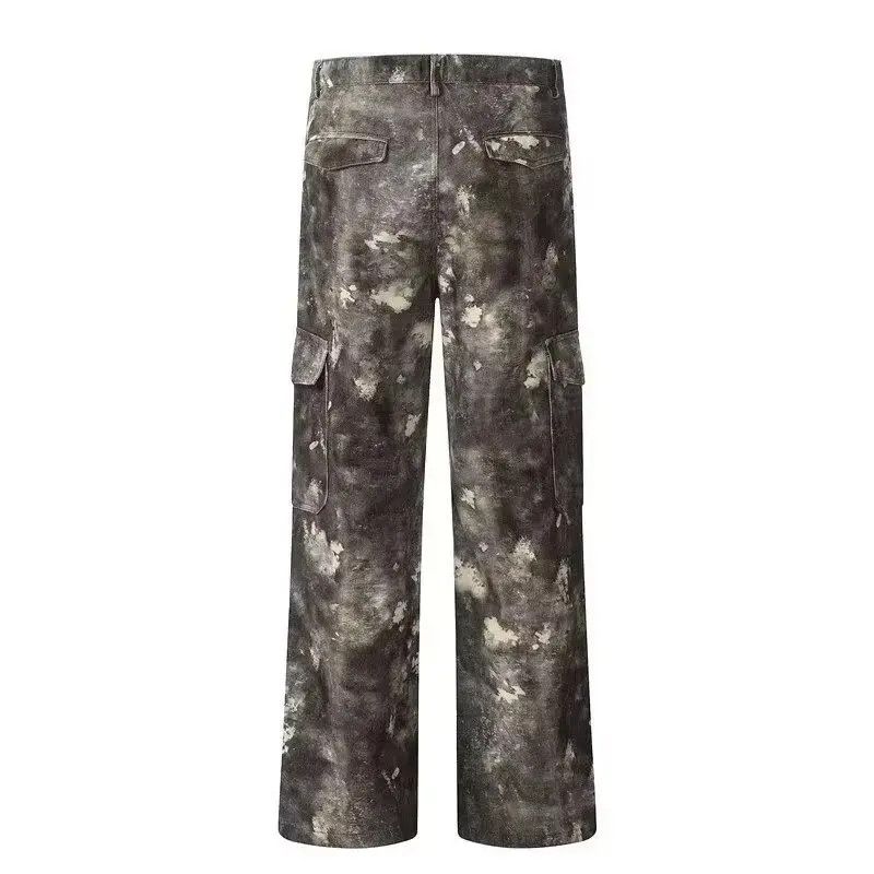 Japanese Brand Retro loose camouflage pocket jeans Size US 32 / EU 48 - 5 Thumbnail