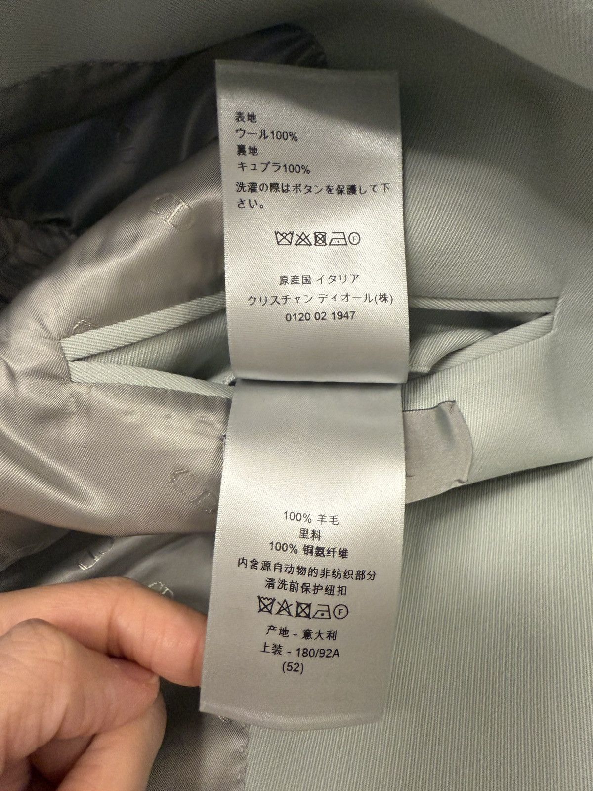 Dior Dior baby blue blazer jacket 52 Size 52S - 7 Thumbnail