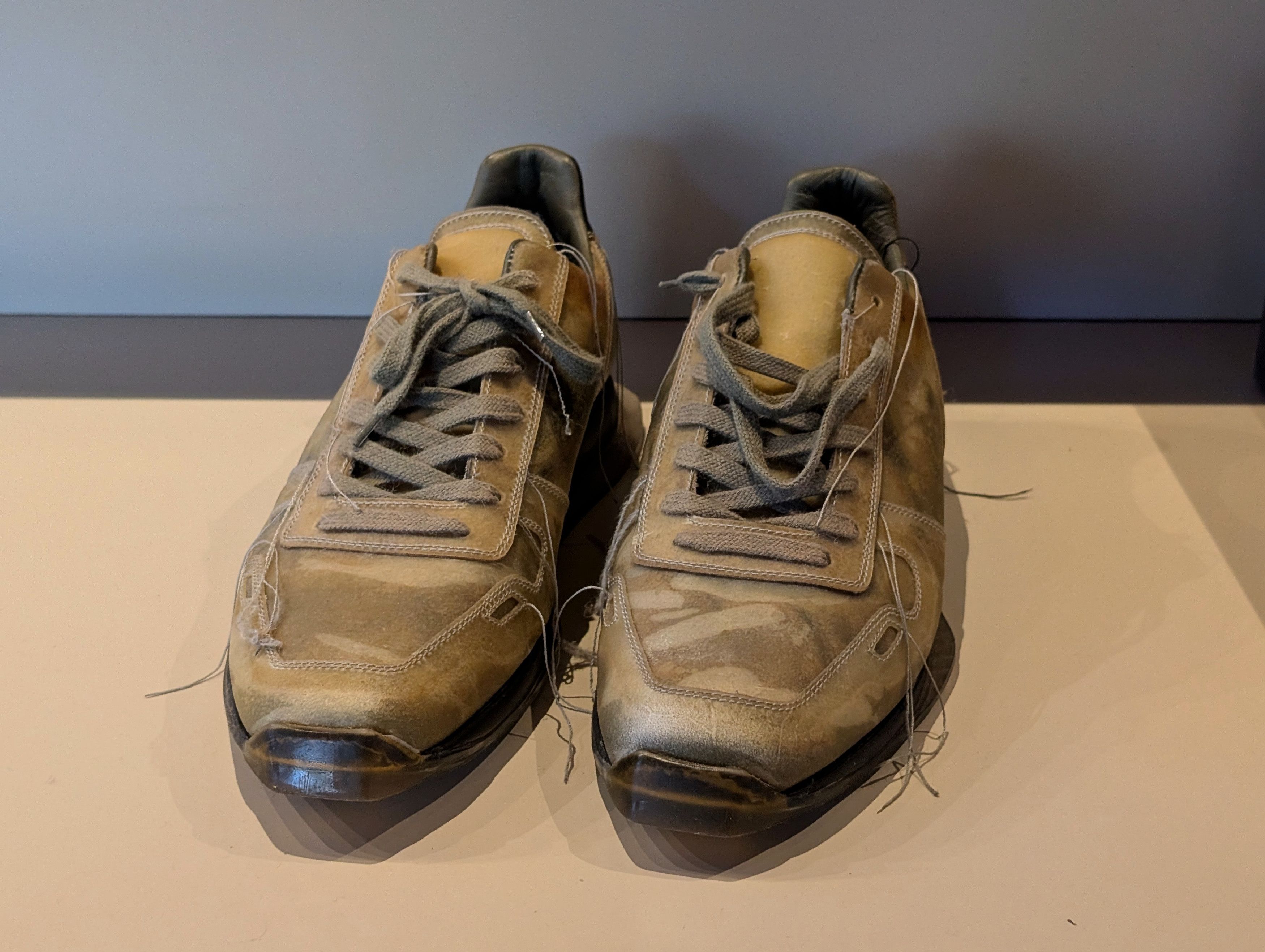 Rick Owens RICK OWENS TRANSPARENT LEATHER BABEL SWAMP RUNNER Size US 11 / EU 44 - 2 Thumbnail