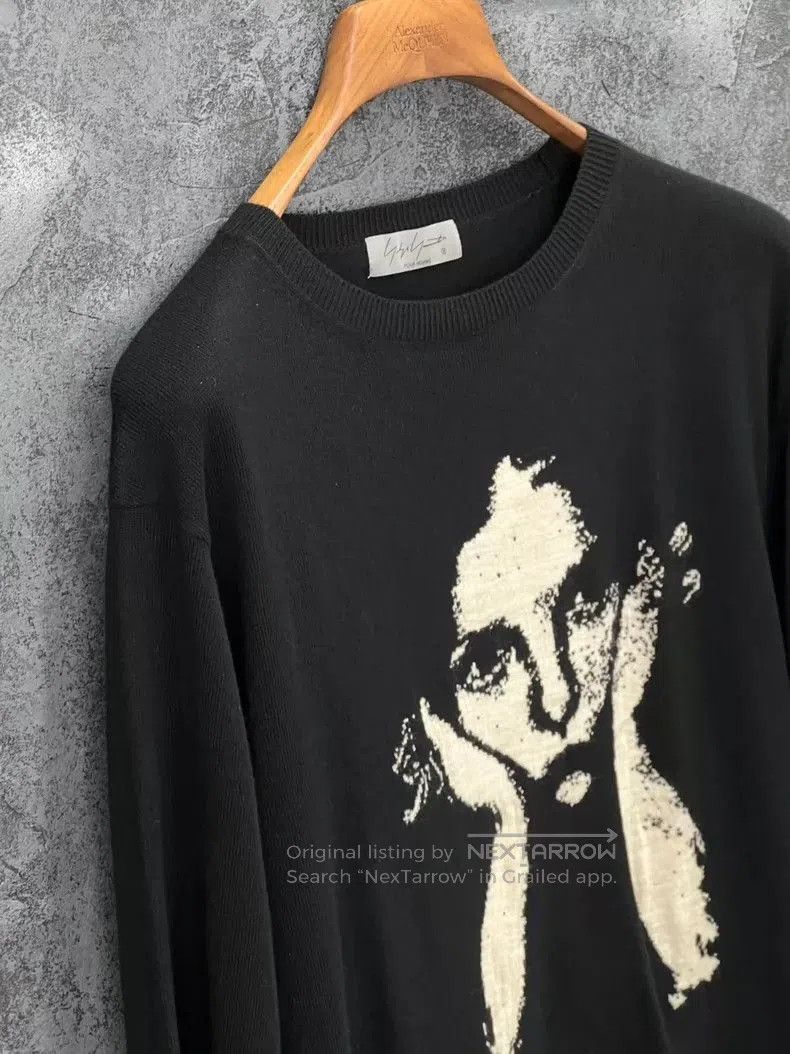 Yohji Yamamoto Yohji Yamamoto black figure sweater. Size US L / EU 52-54 / 3 - 6 Thumbnail