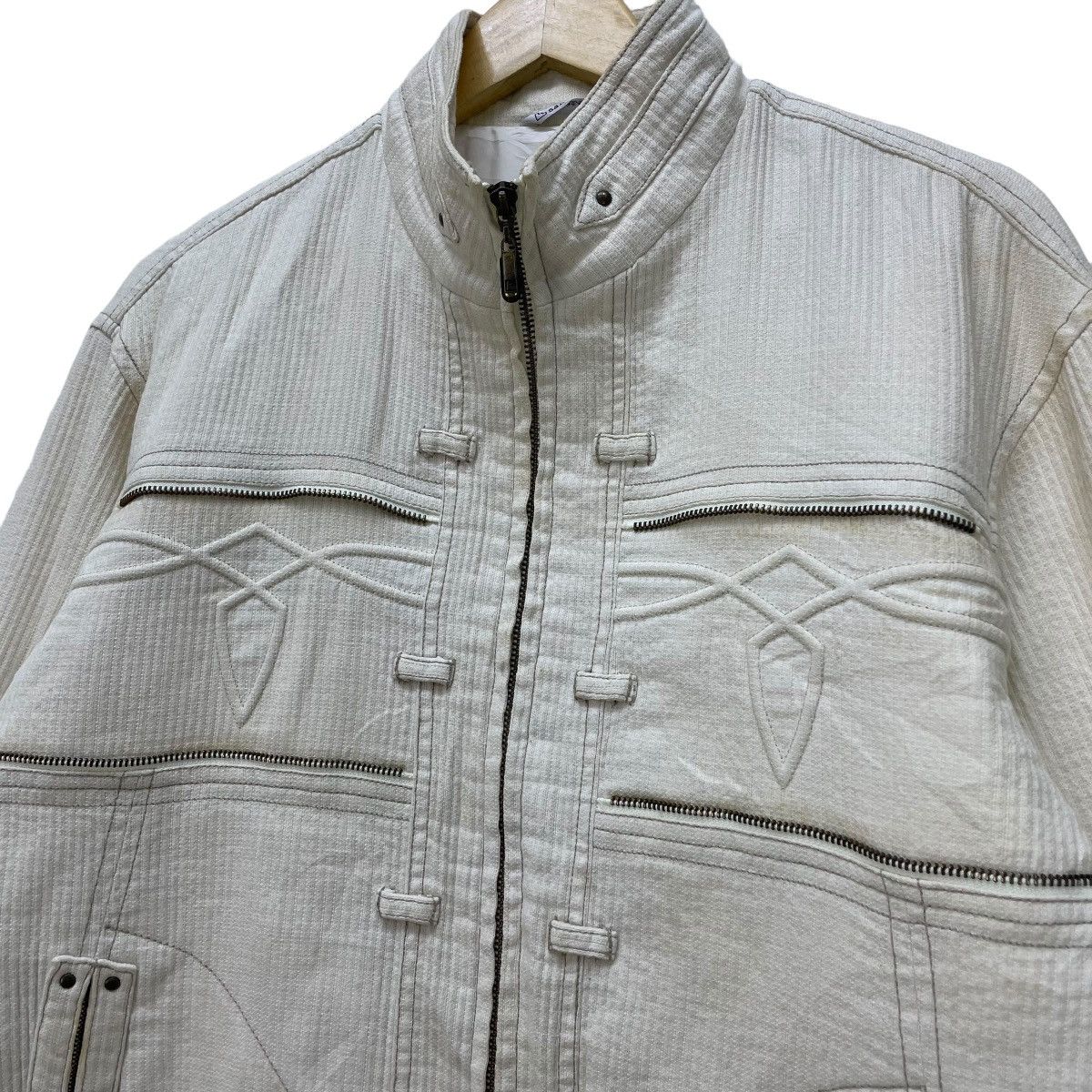 Issey Miyake × Japanese Brand × Vintage Vintage Japanese Brand Nice Design Santa Fe Biker Jacket Size US L / EU 52-54 / 3 - 4 Thumbnail