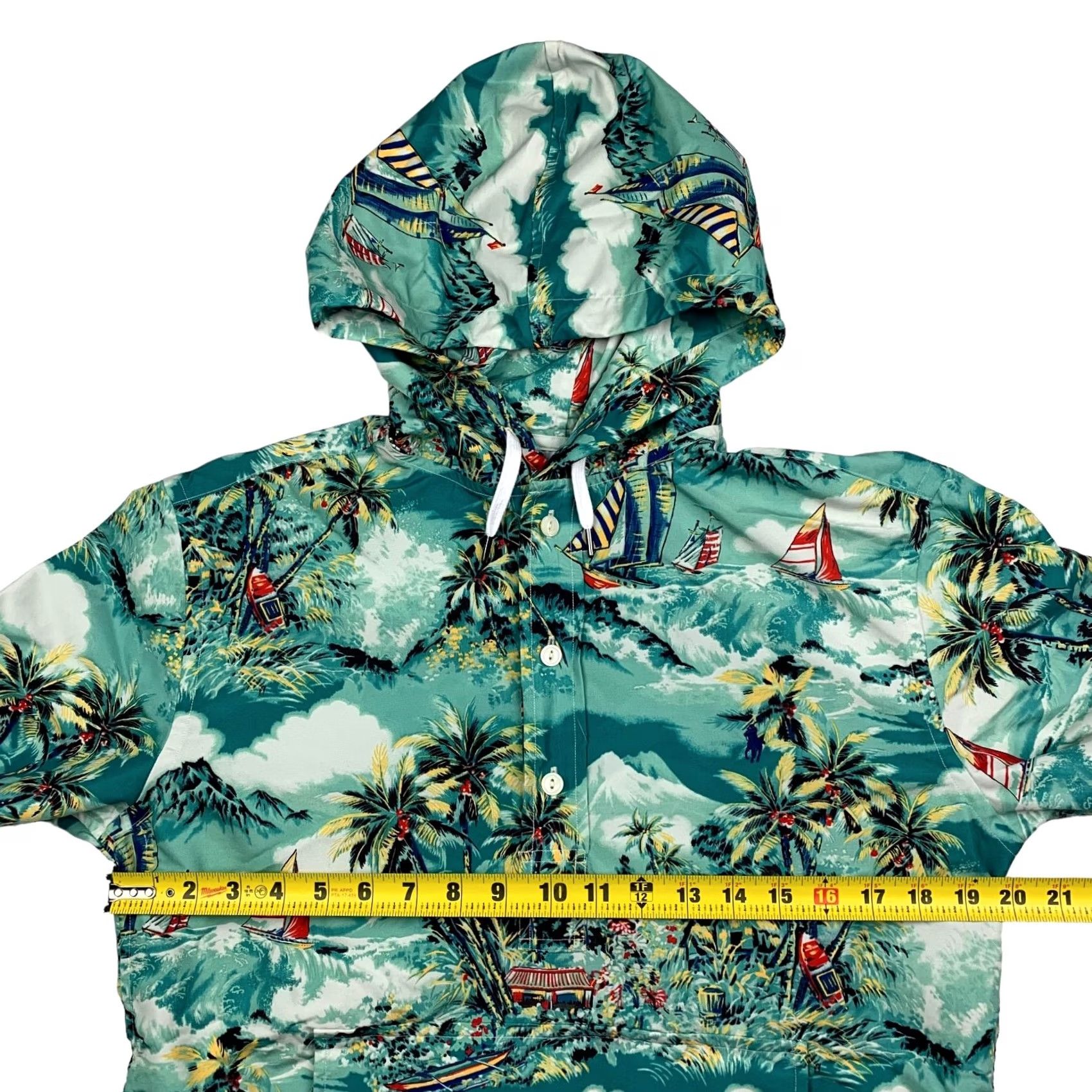 Polo Ralph Lauren Polo Ralph Lauren Men’s Hawaiian Anorak Jacket XS Green Waterproof Hooded Wind-Resistant Pockets Lightweight Regular Casual Rain Coat Shirt? Size US XS / EU 42 / 0 - 7 Thumbnail